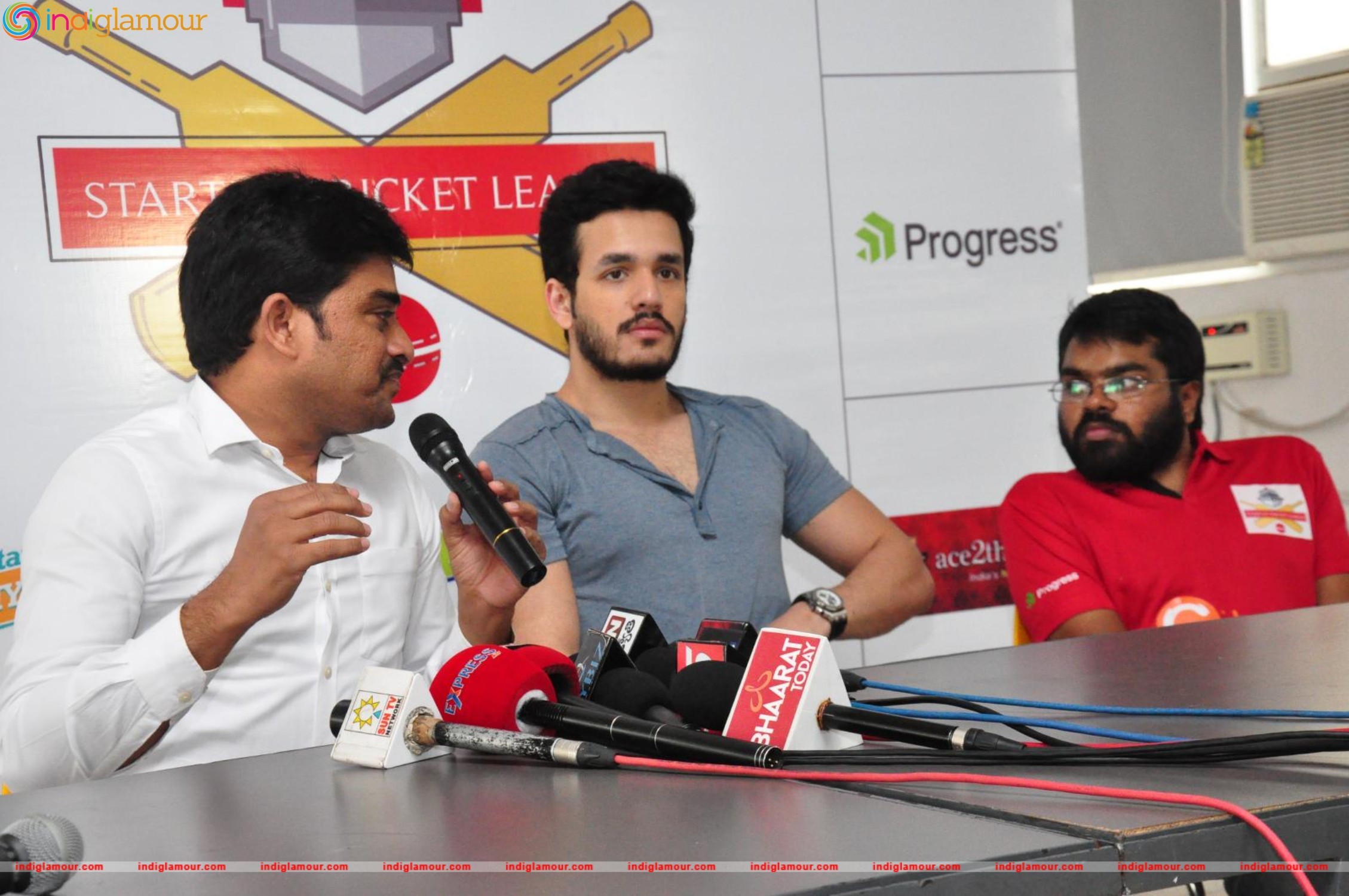 Akhil Launched Startup Cricket League Event hd photo