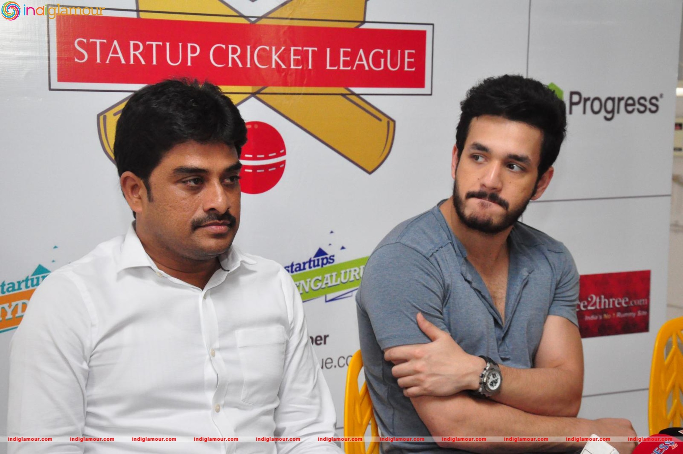 Akhil Launched Startup Cricket League Event hd photo