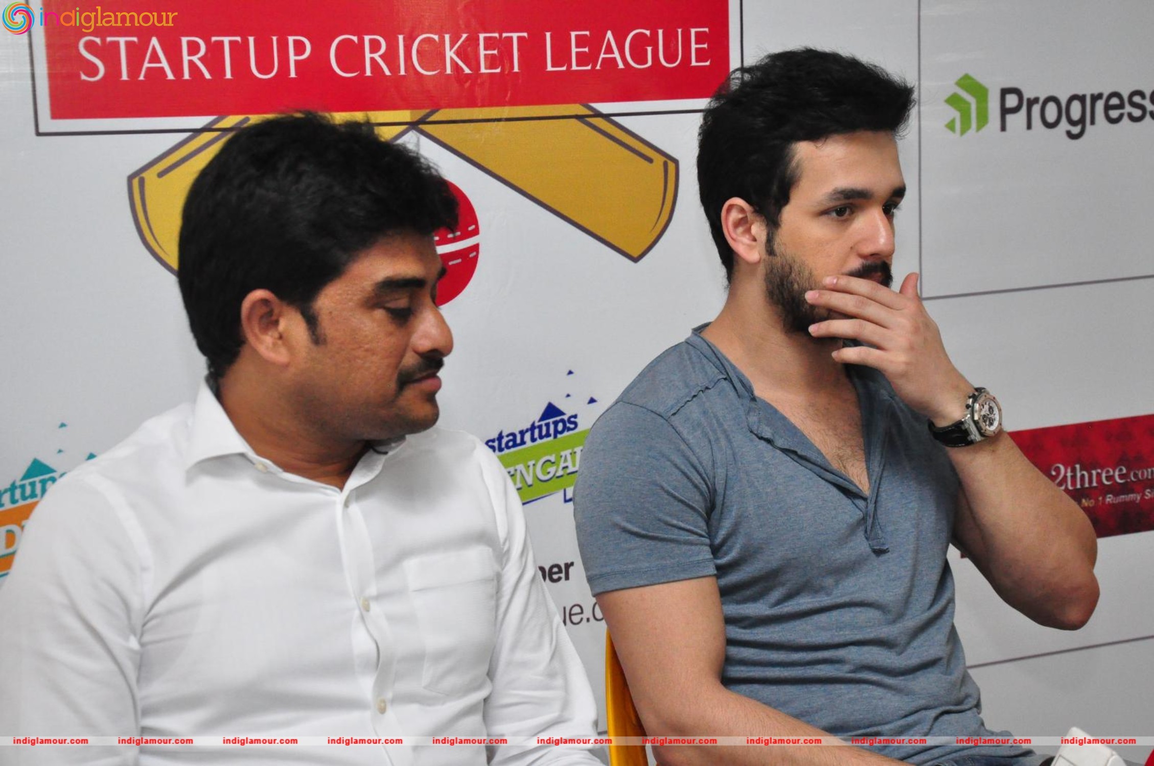 Akhil Launched Startup Cricket League Event hd photo