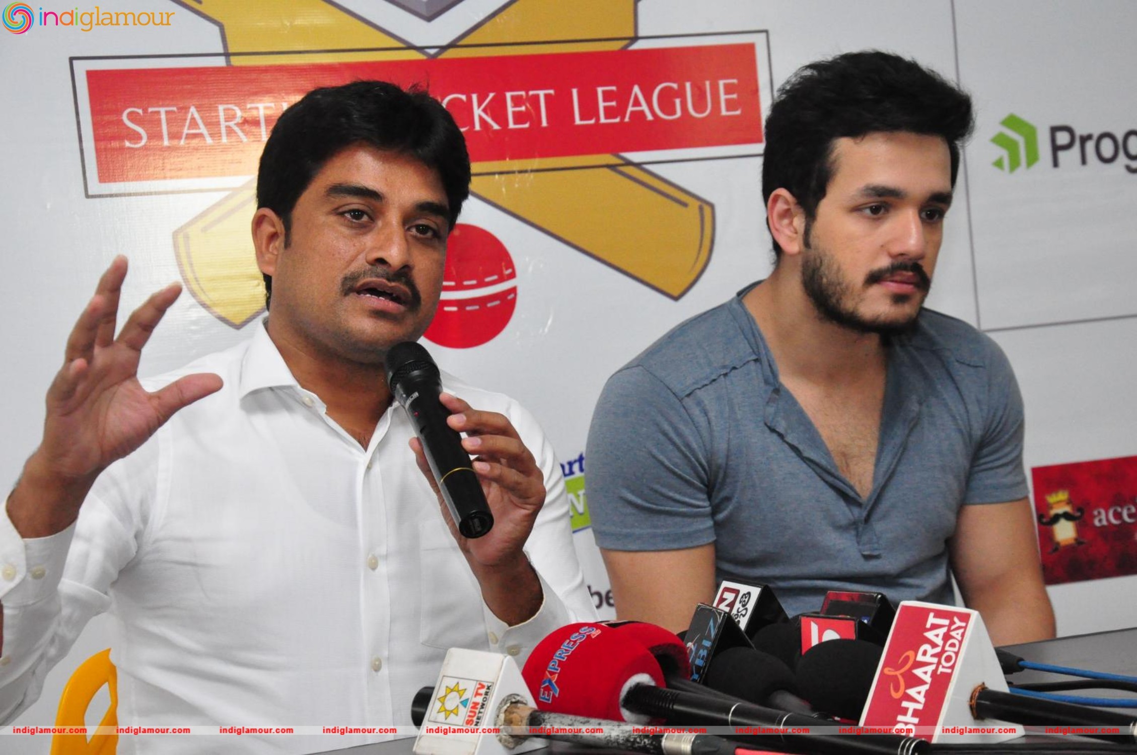 Akhil Launched Startup Cricket League Event hd photo