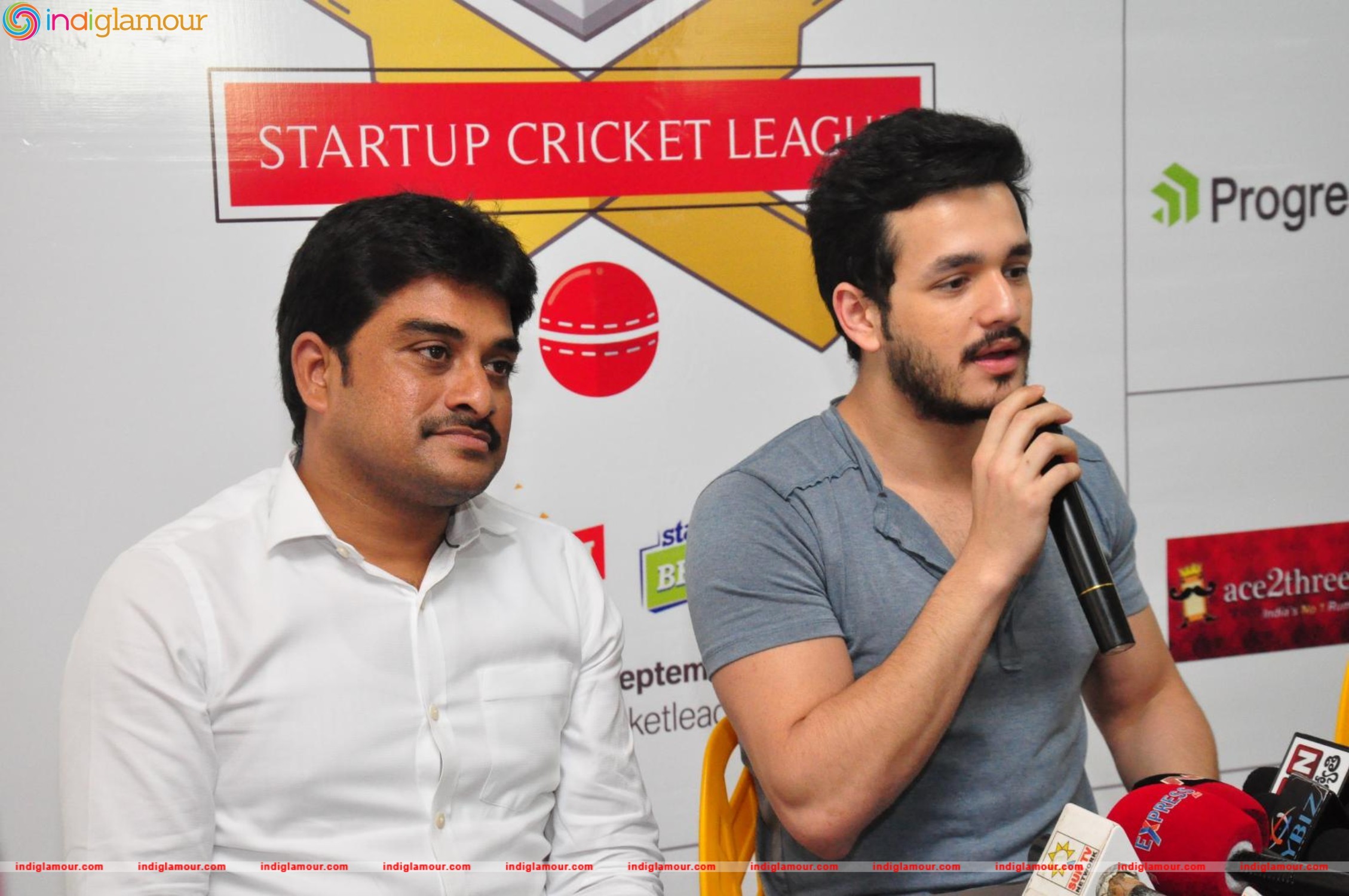 Akhil Launched Startup Cricket League Event hd photo