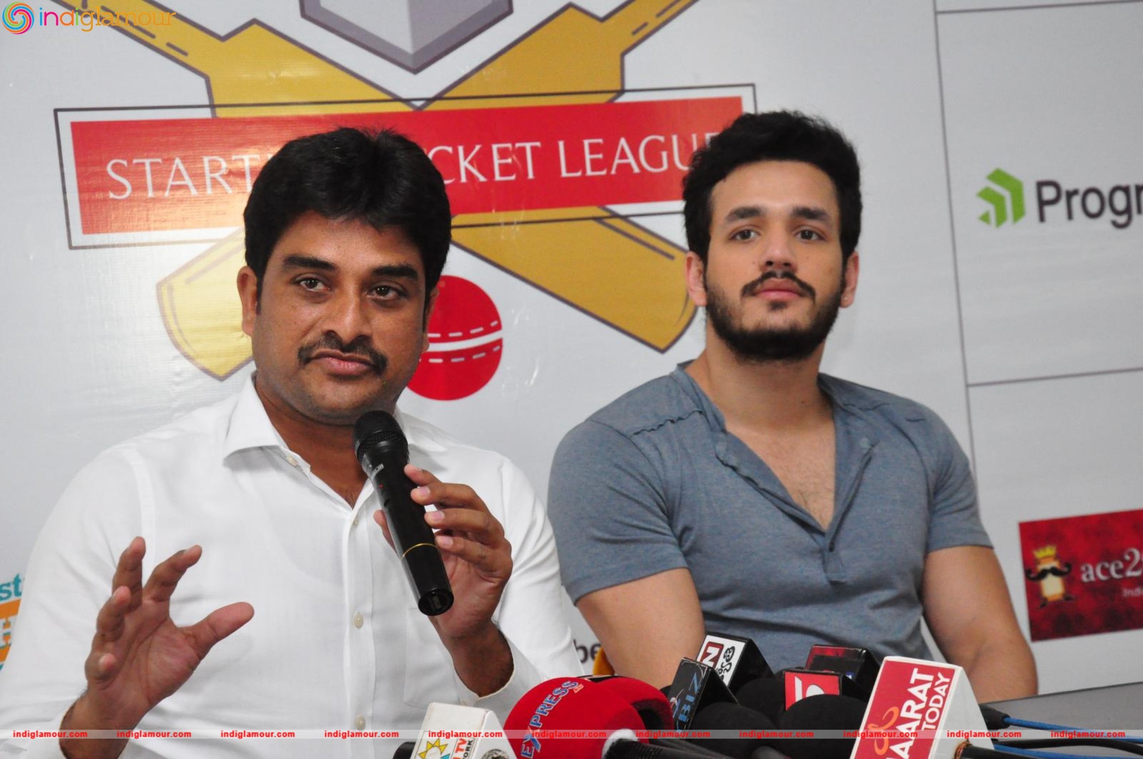 Akhil Launched Startup Cricket League Event hd photo