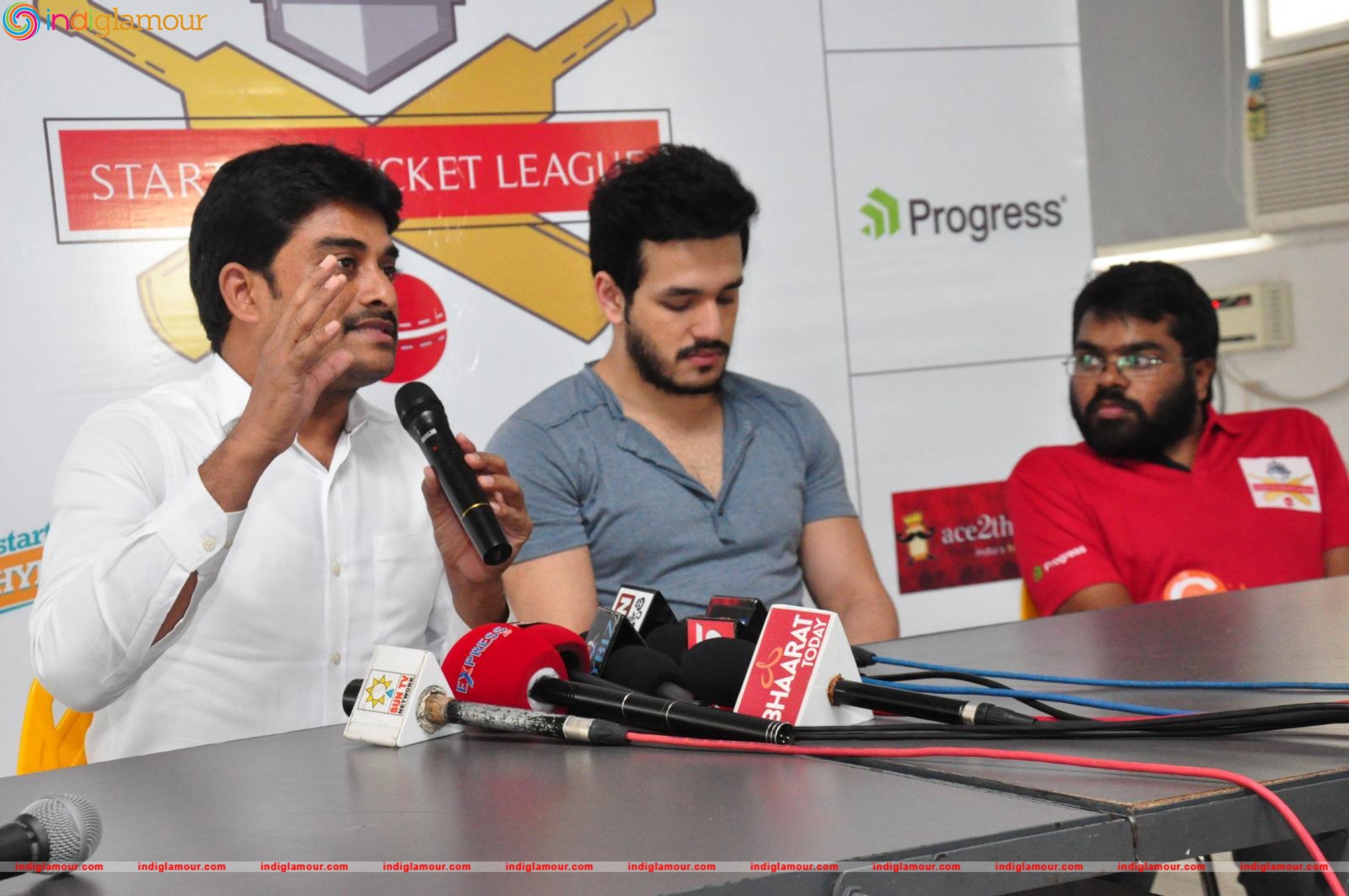 Akhil Launched Startup Cricket League Event hd photo