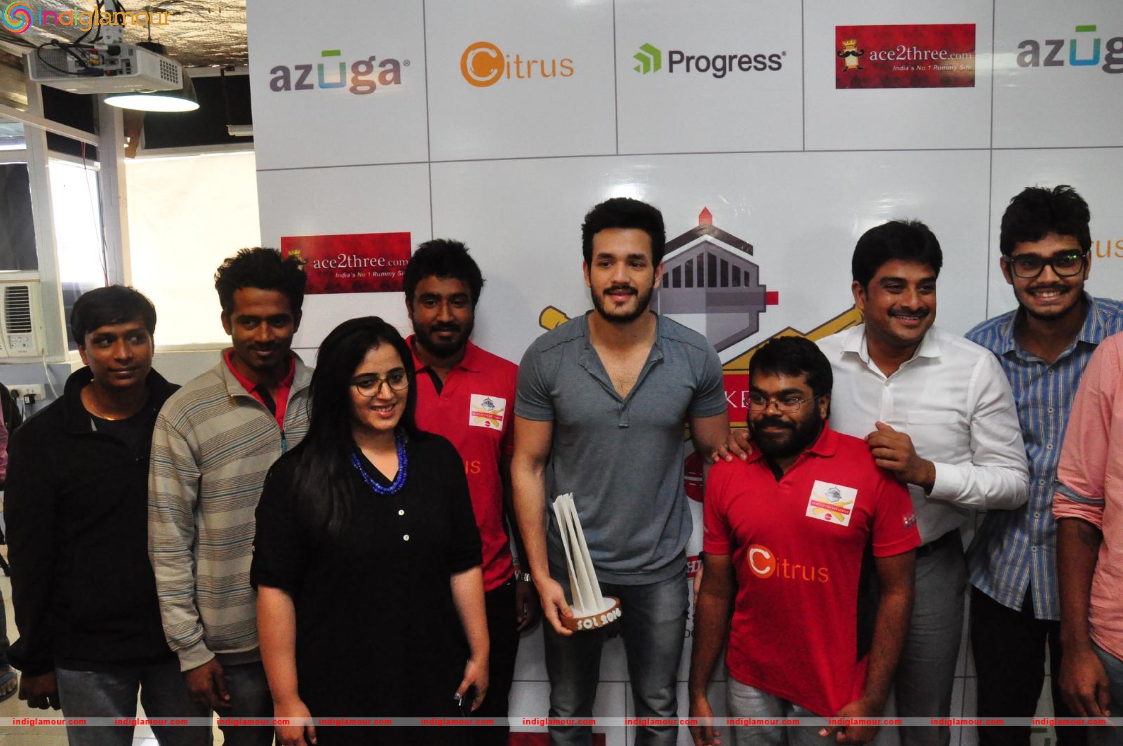 Akhil Launched Startup Cricket League Event hd photo