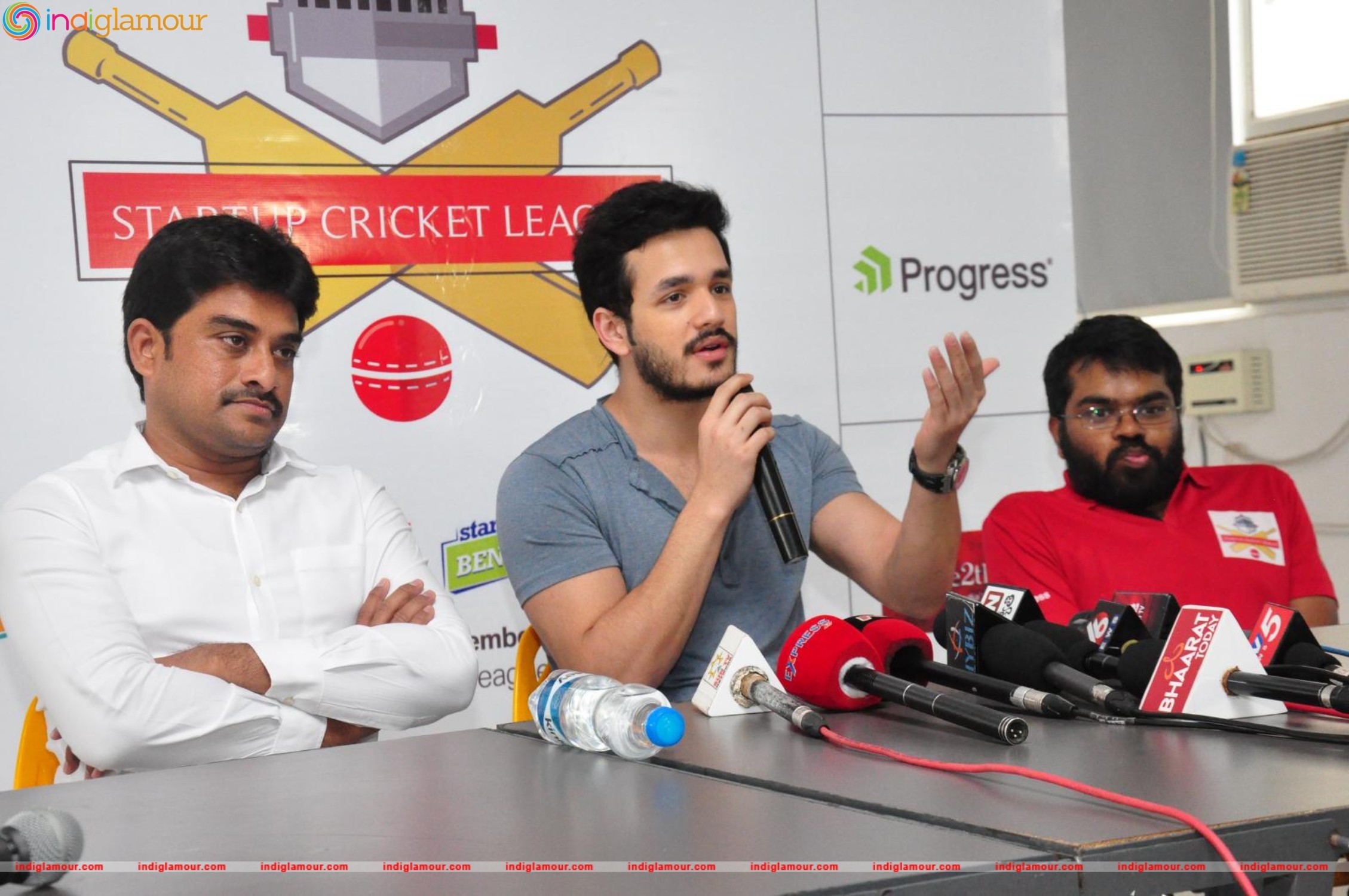 Akhil Launched Startup Cricket League Event hd photo