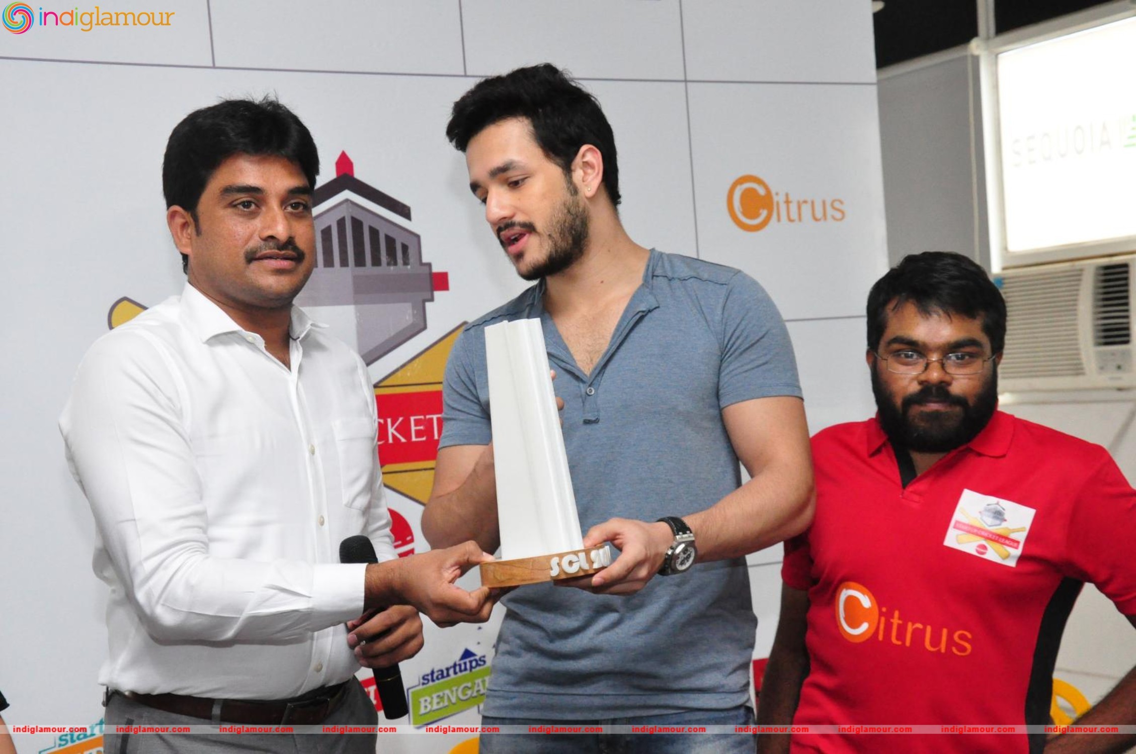 Akhil Launched Startup Cricket League Event hd photo