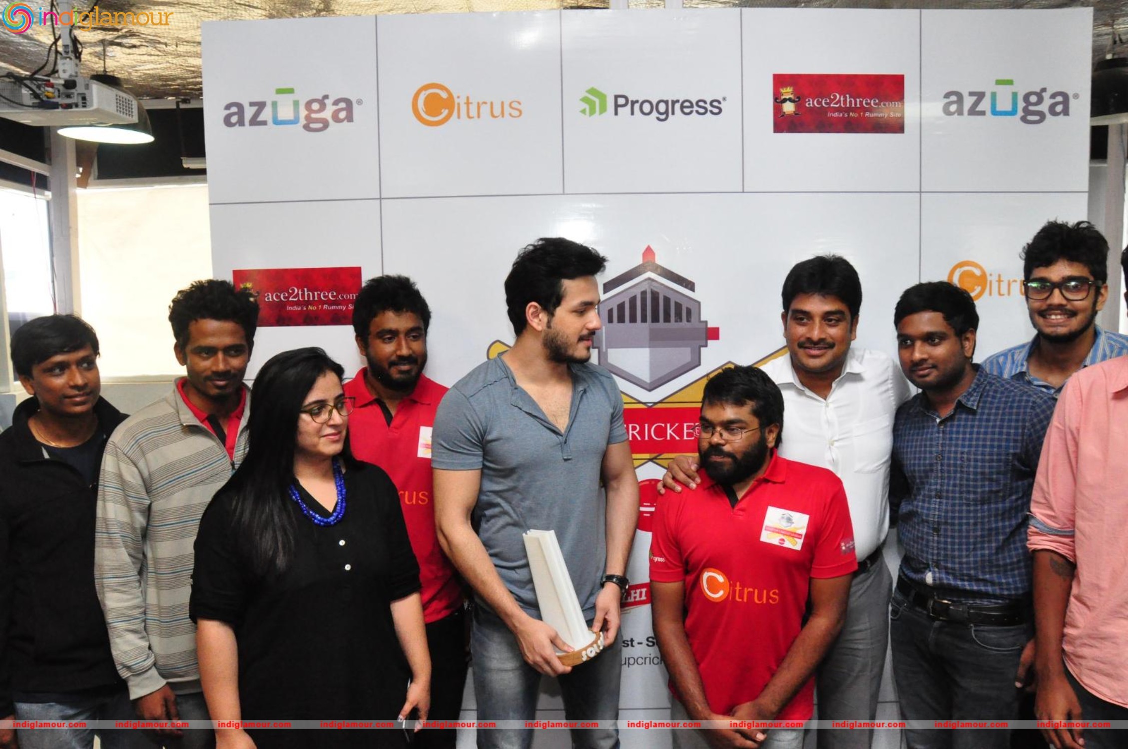 Akhil Launched Startup Cricket League Event hd photo
