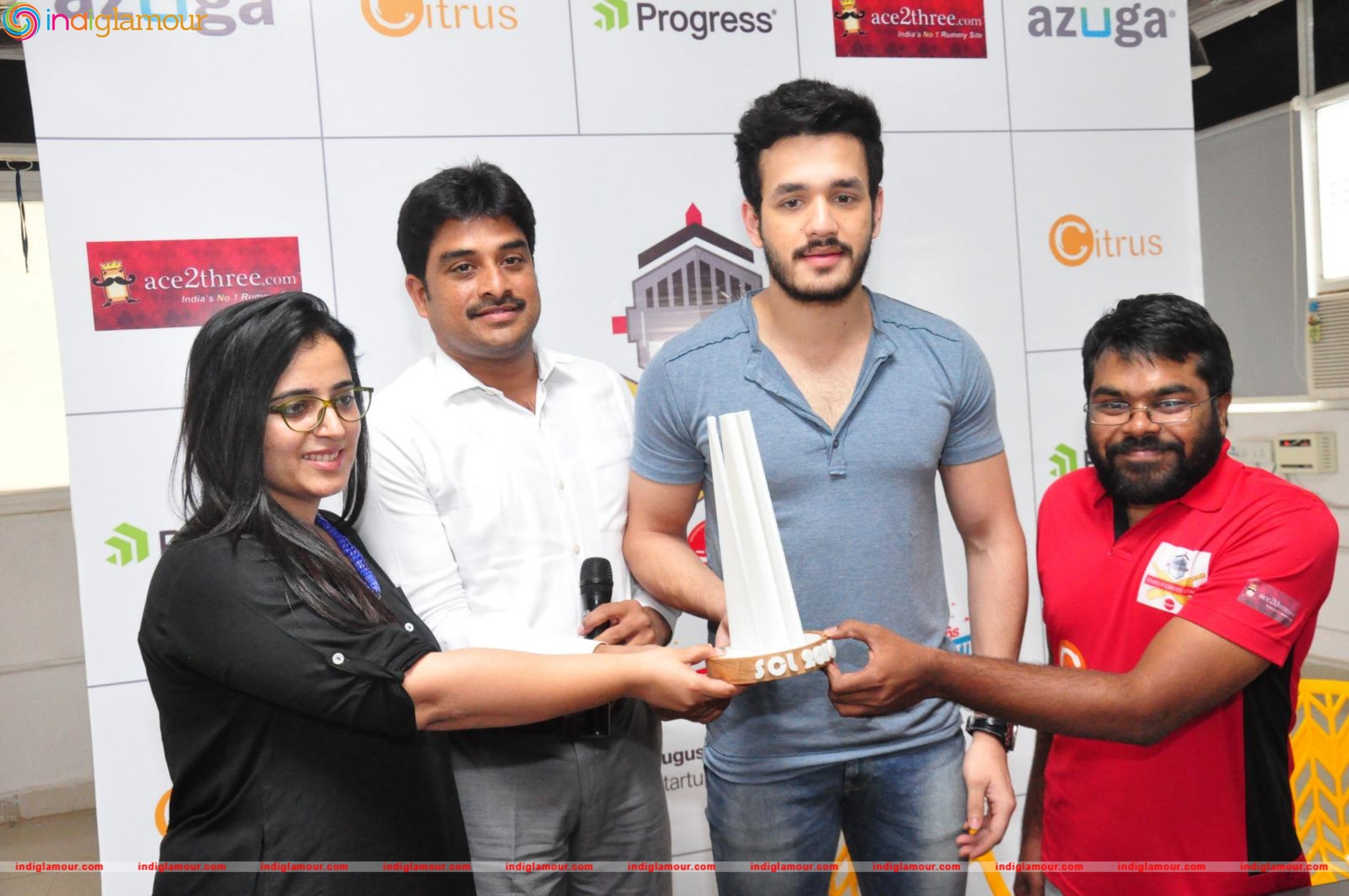 Akhil Launched Startup Cricket League Event hd photo