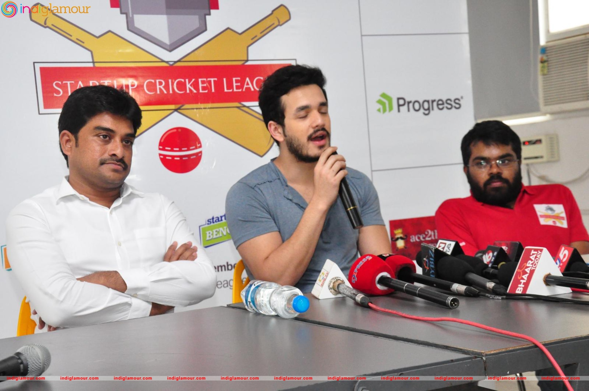 Akhil Launched Startup Cricket League Event hd photo