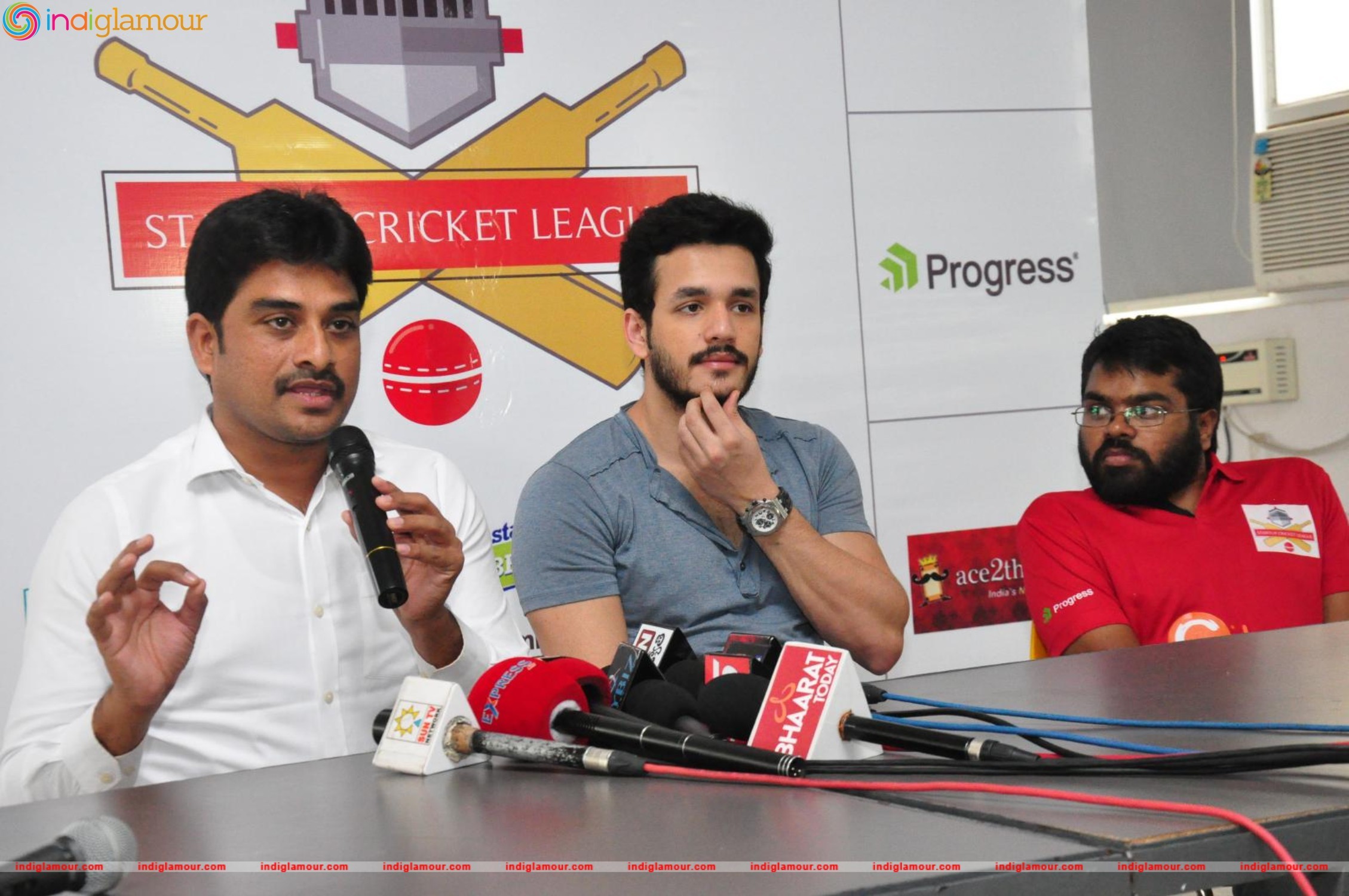 Akhil Launched Startup Cricket League Event hd photo