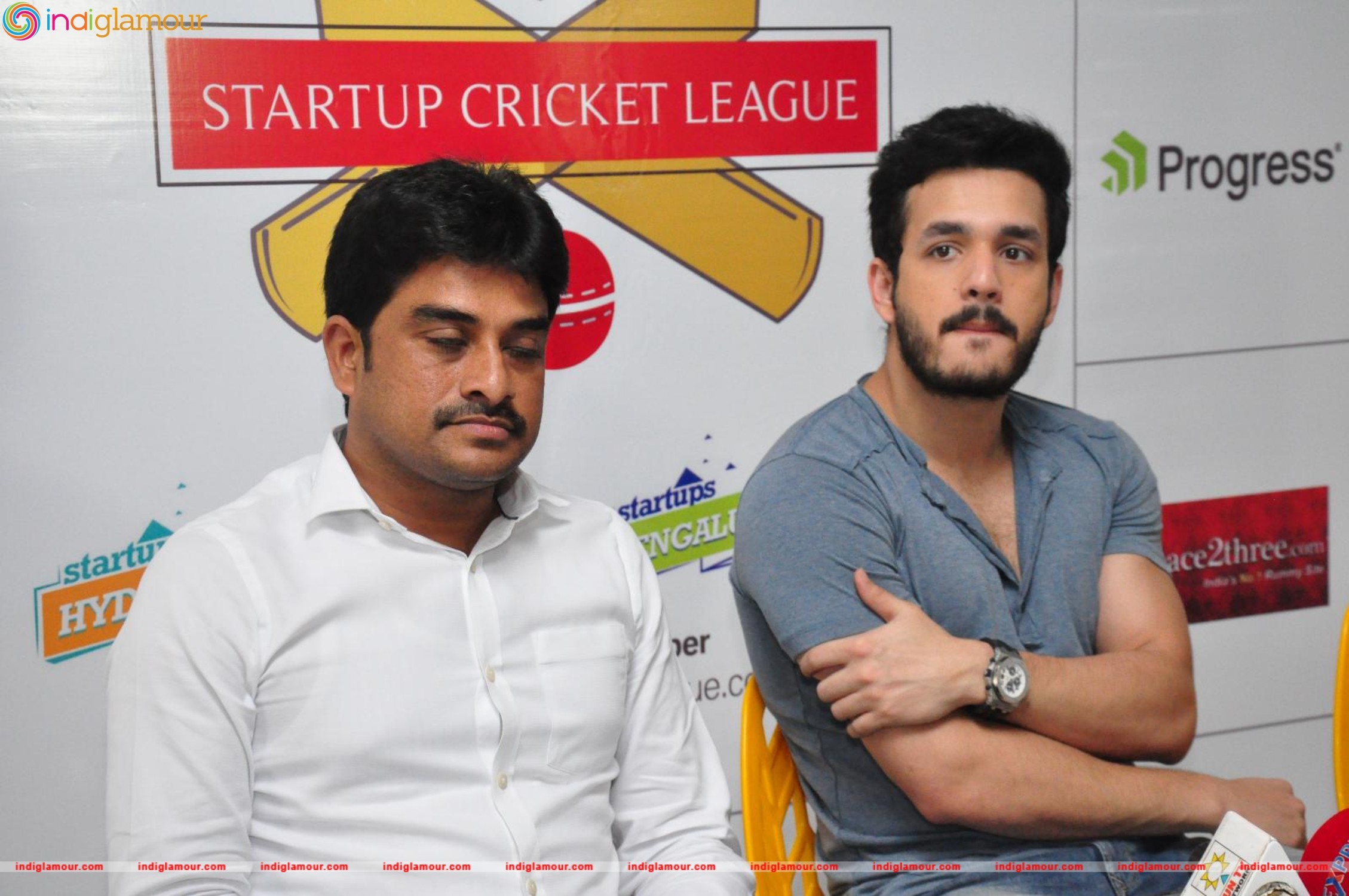 Akhil Launched Startup Cricket League Event hd photo