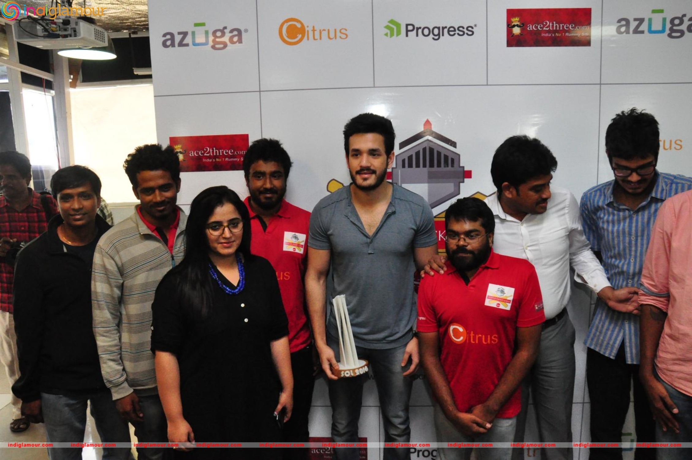 Akhil Launched Startup Cricket League Event hd photo