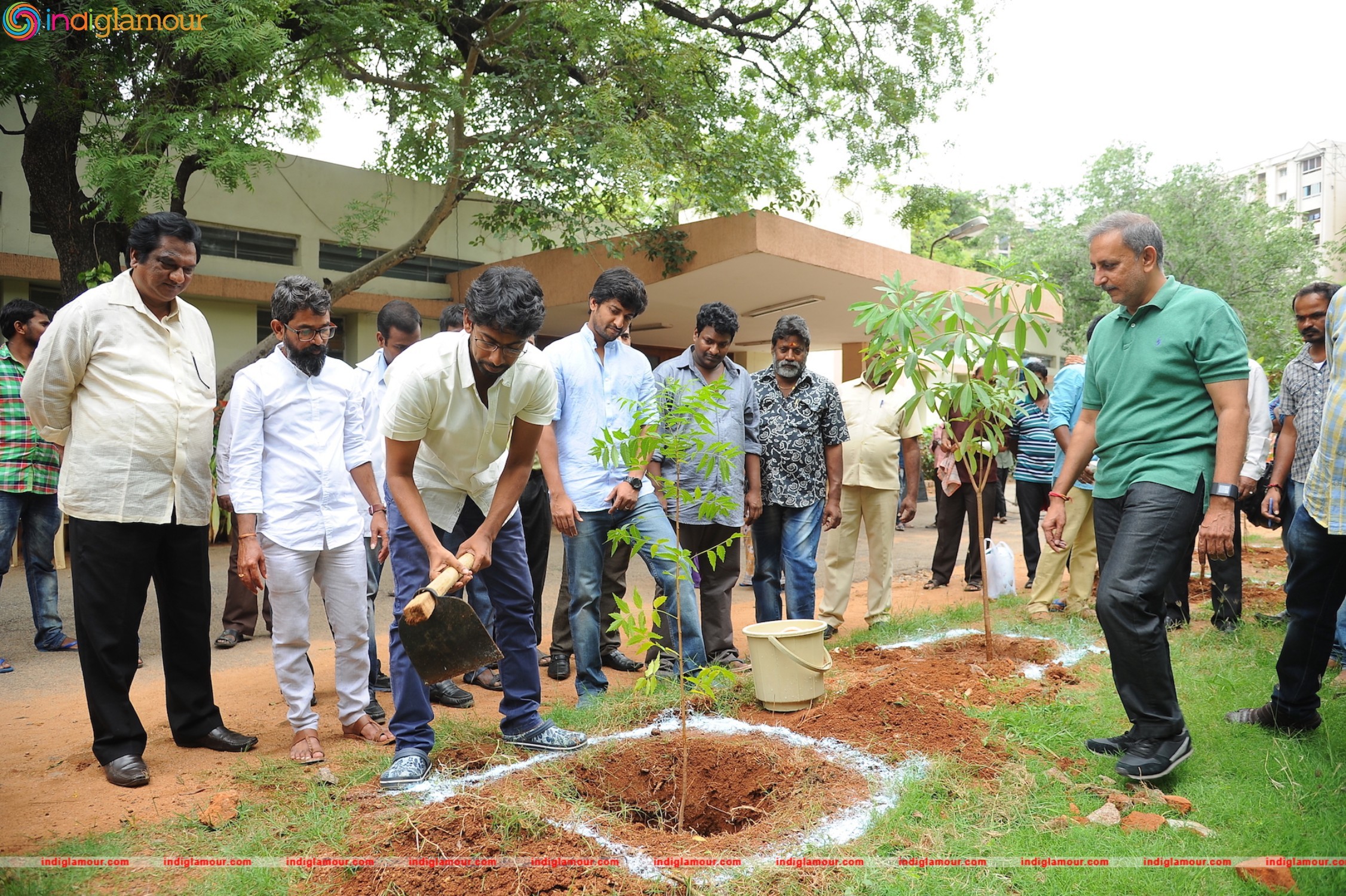Hero Nani and Majnu Team Participate in Harithaharam Event hd photo