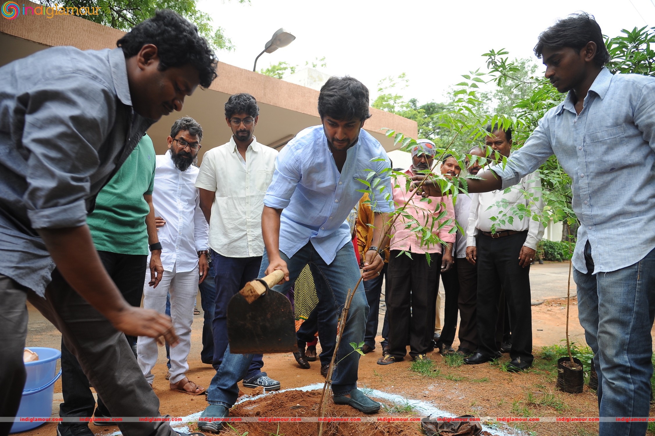 Hero Nani and Majnu Team Participate in Harithaharam Event hd photo