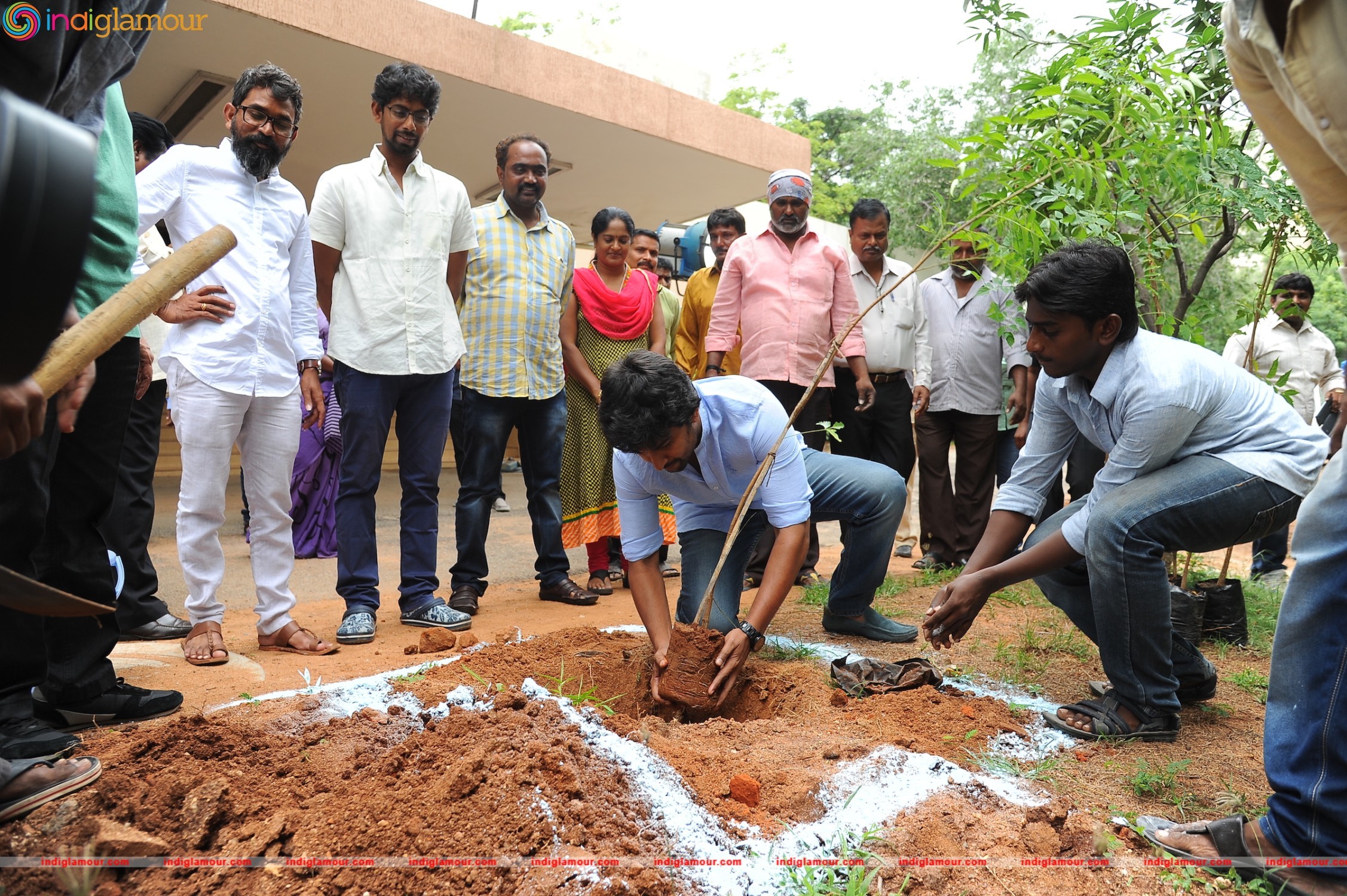 Hero Nani and Majnu Team Participate in Harithaharam Event hd photo