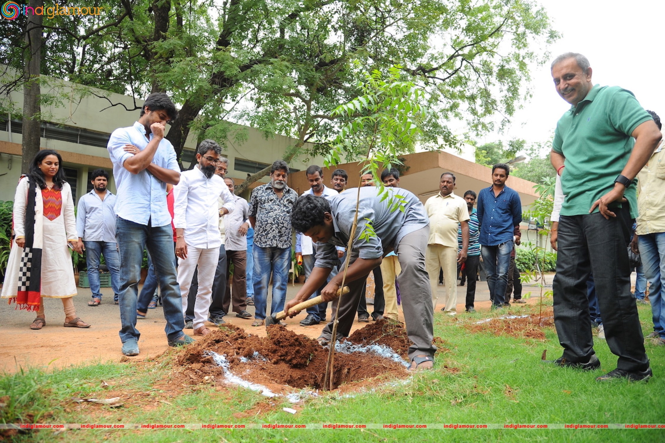 Hero Nani and Majnu Team Participate in Harithaharam Event hd photo
