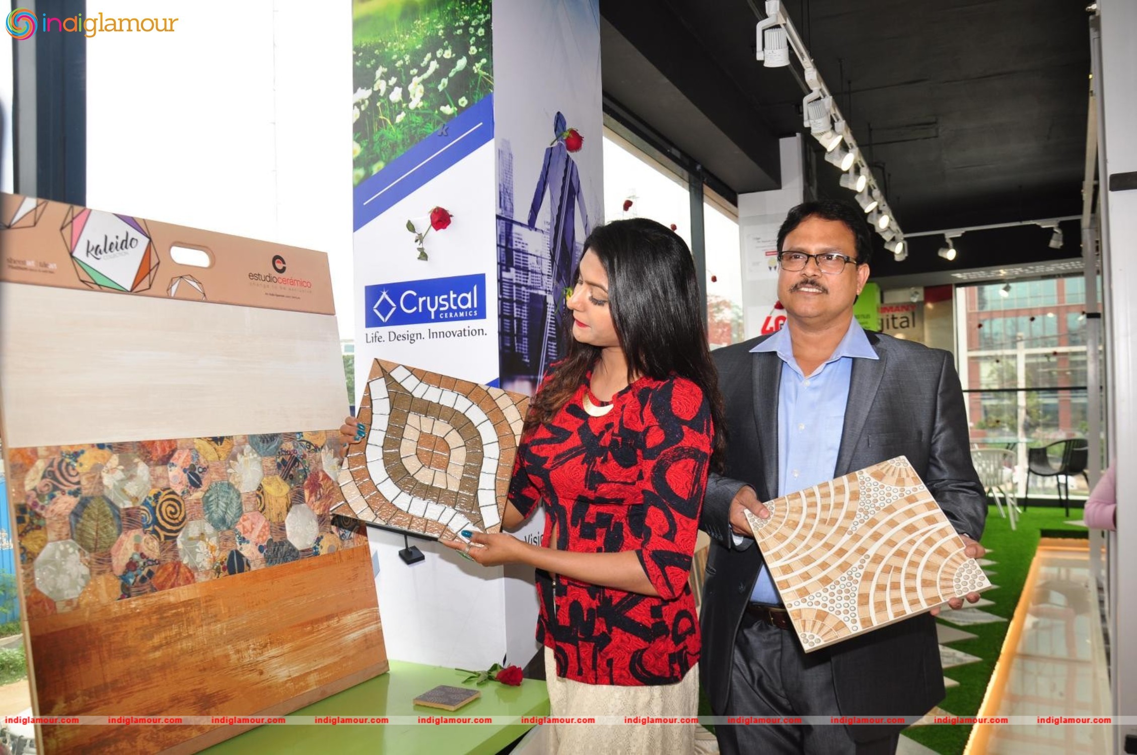 Actress Akshatha Bharadwaj Launched Lorven Tiles Event hd photo