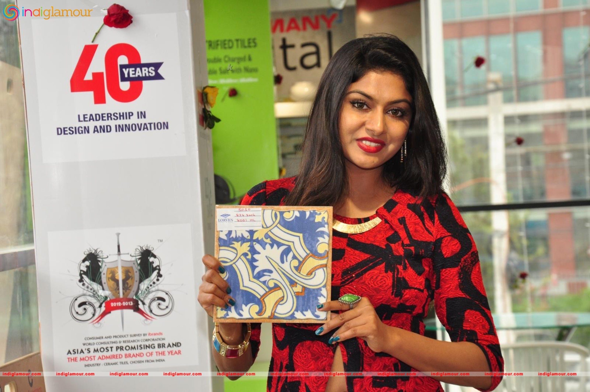 Actress Akshatha Bharadwaj Launched Lorven Tiles Event hd photo