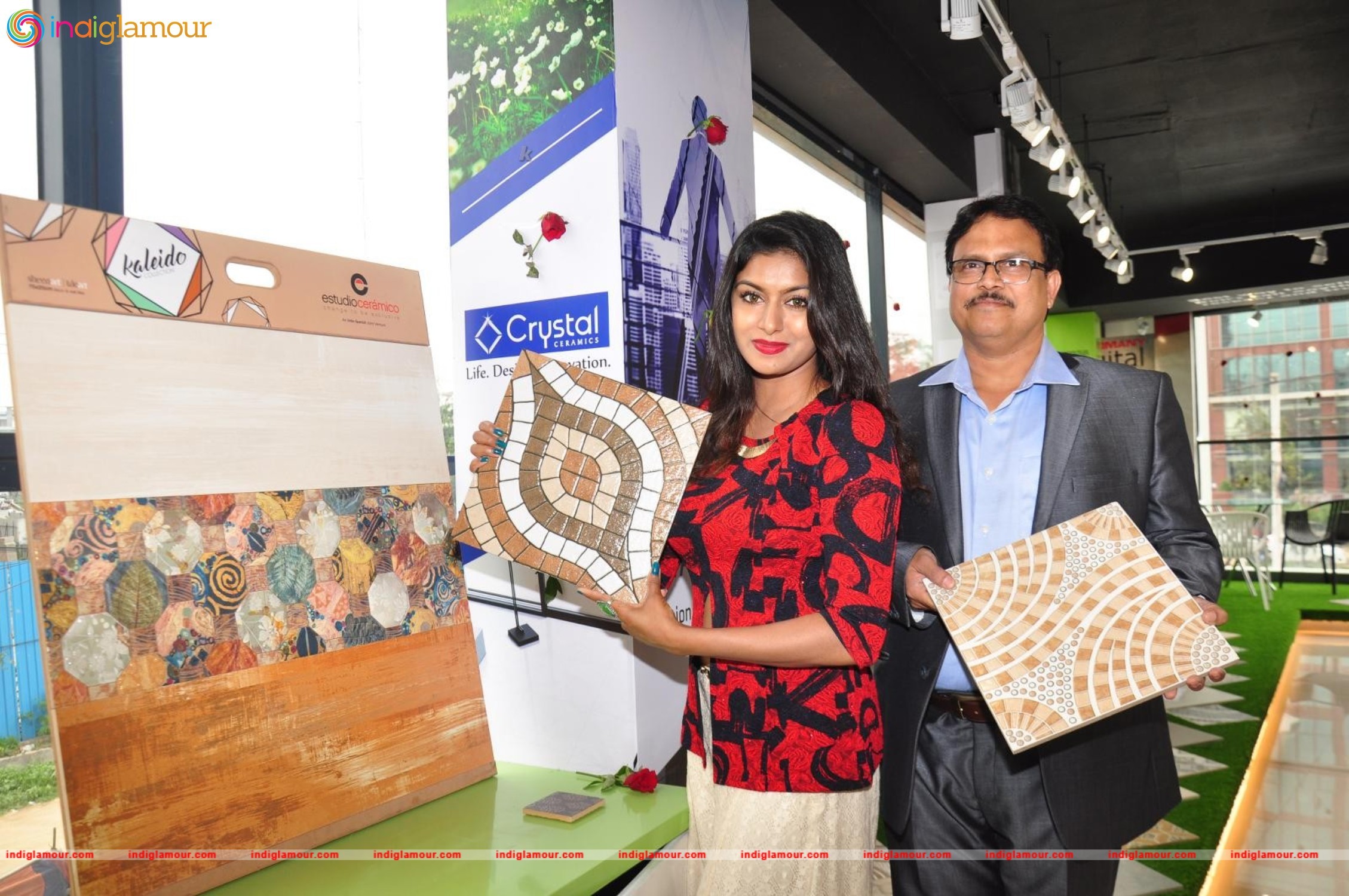 Actress Akshatha Bharadwaj Launched Lorven Tiles Event hd photo