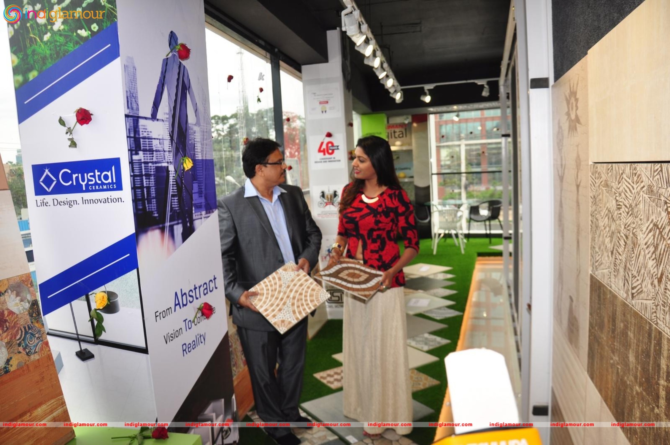 Actress Akshatha Bharadwaj Launched Lorven Tiles Event hd photo