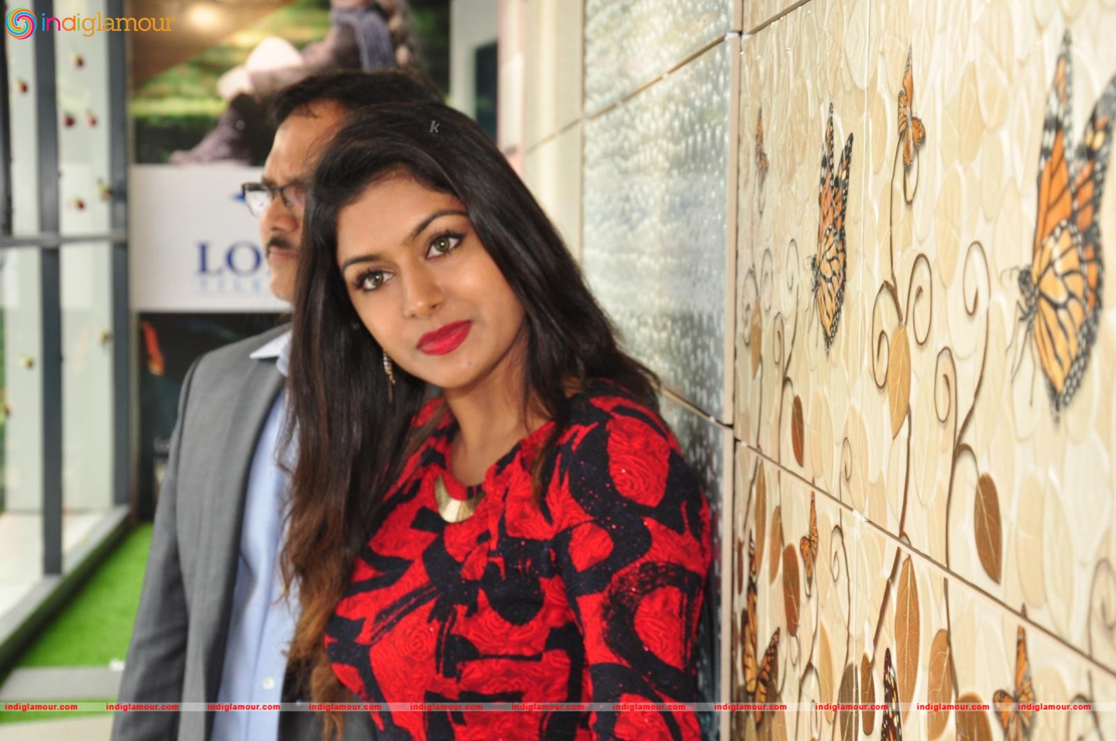 Actress Akshatha Bharadwaj Launched Lorven Tiles Event hd photo