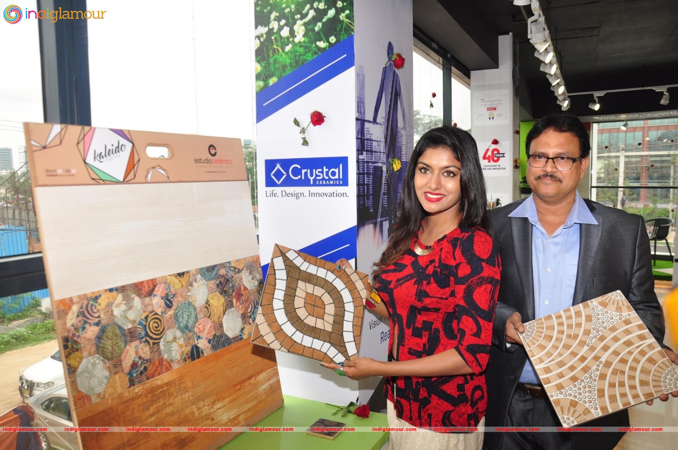 Actress Akshatha Bharadwaj Launched Lorven Tiles Event hd photo
