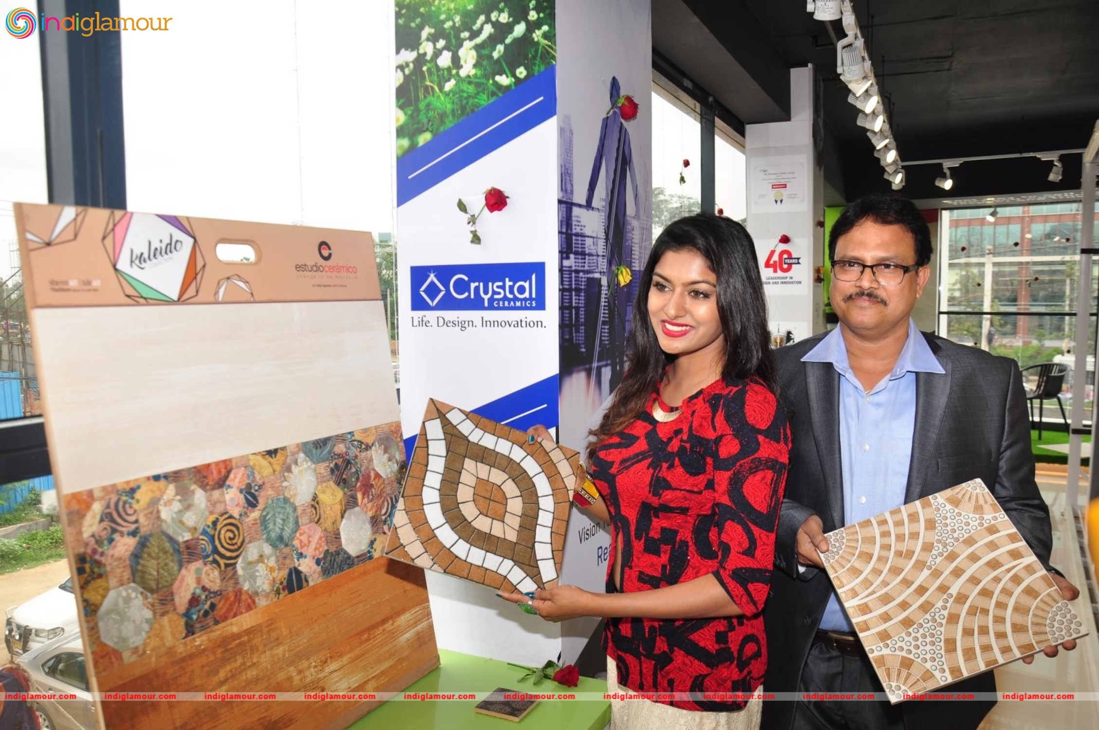Actress Akshatha Bharadwaj Launched Lorven Tiles Event hd photo