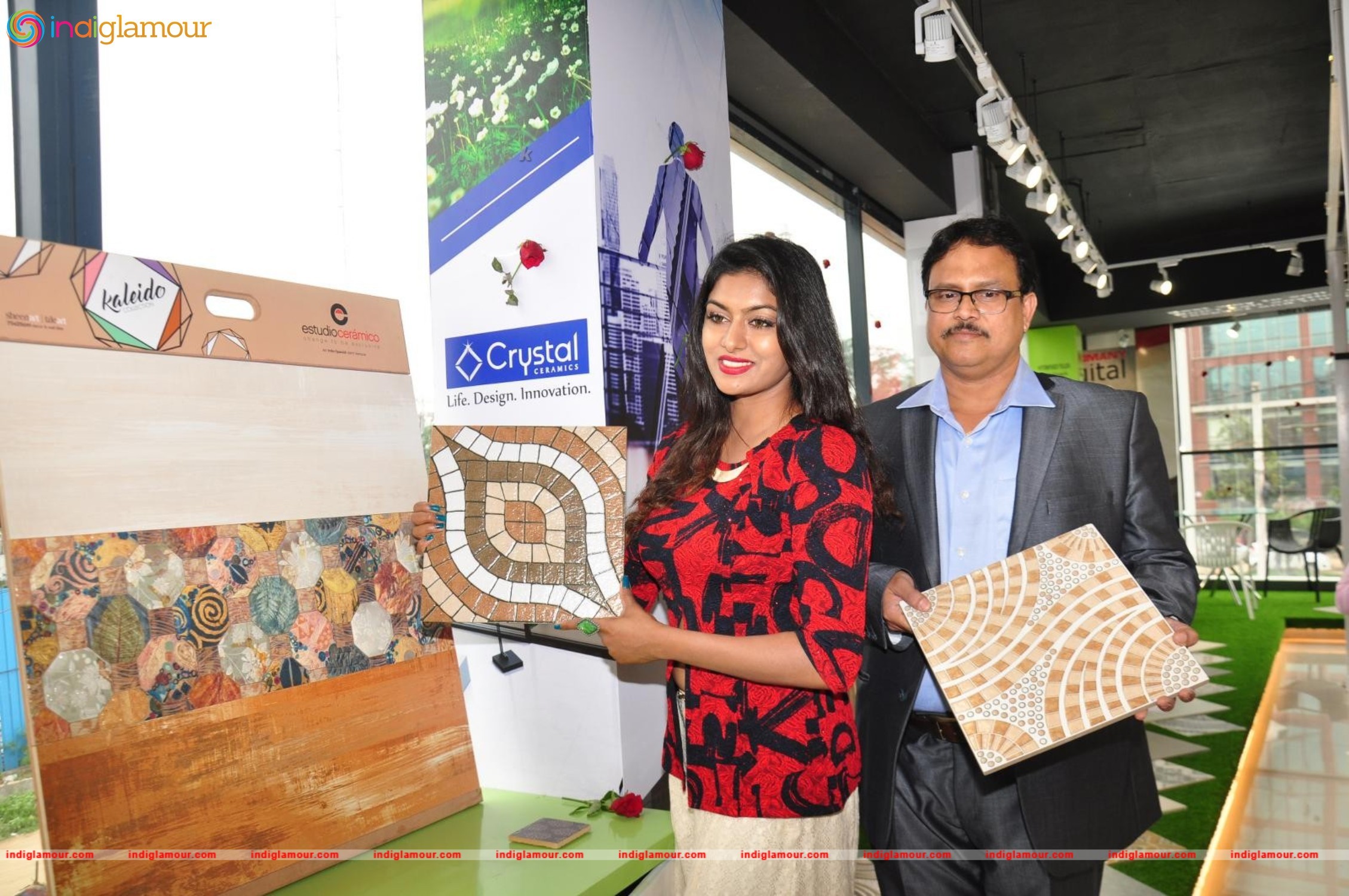 Actress Akshatha Bharadwaj Launched Lorven Tiles Event hd photo