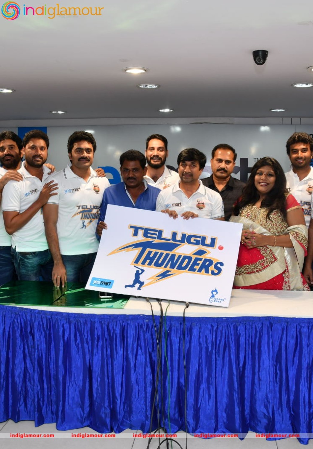 FPL Announces Launch of Telugu Thunders at Yesmart KPHB a Celeb Cricket Team Event hd photo