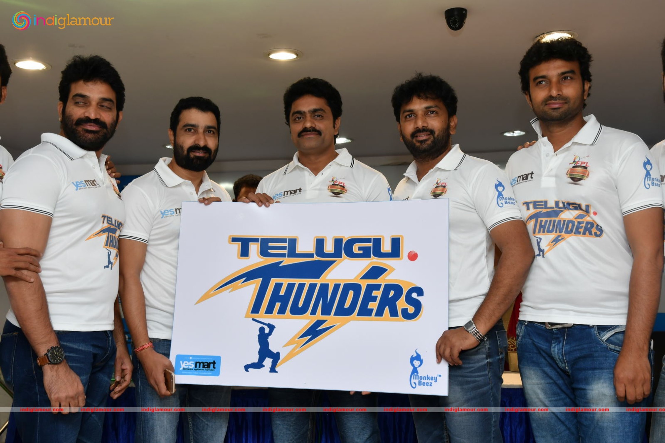 FPL Announces Launch of Telugu Thunders at Yesmart KPHB a Celeb Cricket Team Event hd photo