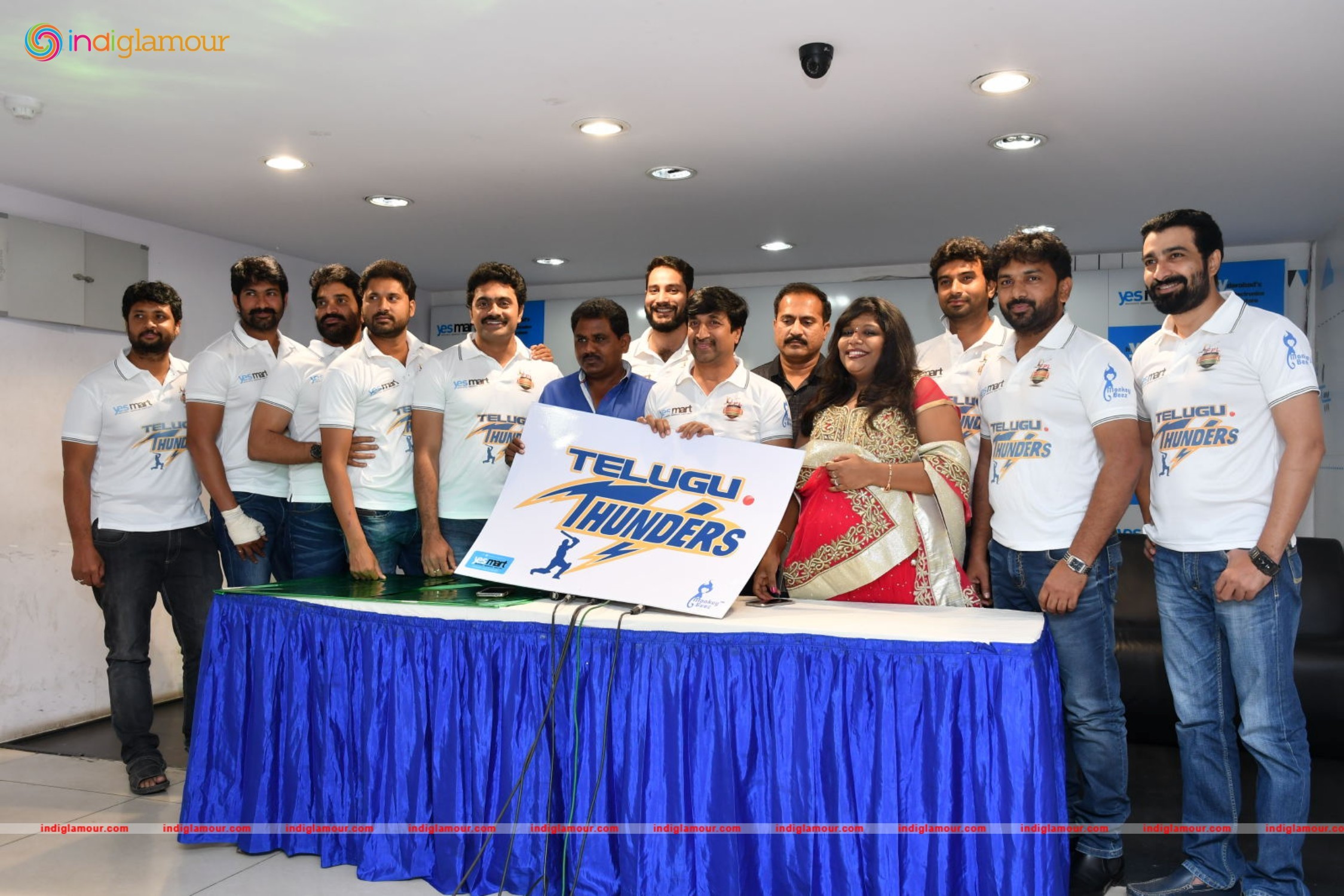 FPL Announces Launch of Telugu Thunders at Yesmart KPHB a Celeb Cricket Team Event hd photo