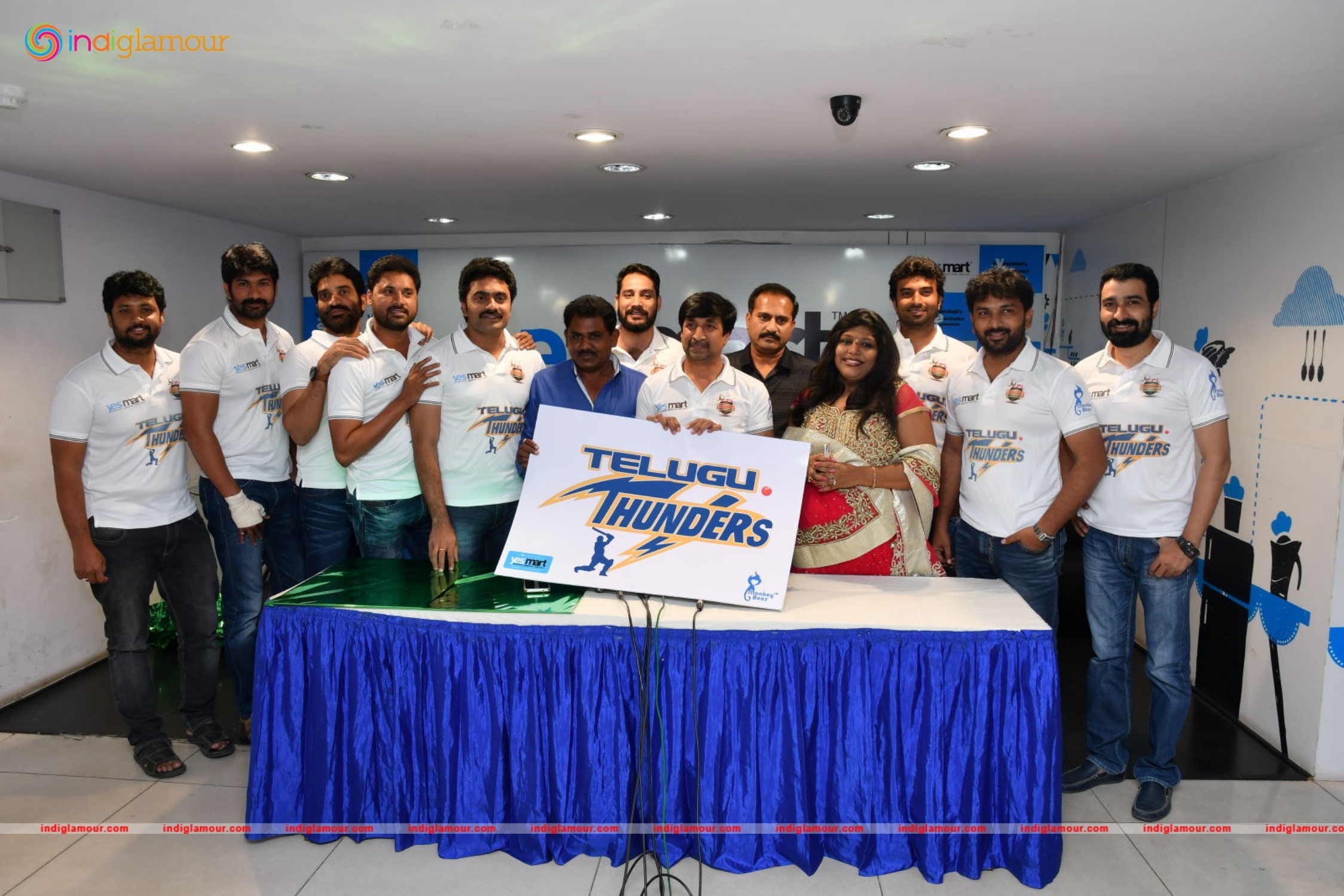 FPL Announces Launch of Telugu Thunders at Yesmart KPHB a Celeb Cricket Team Event hd photo