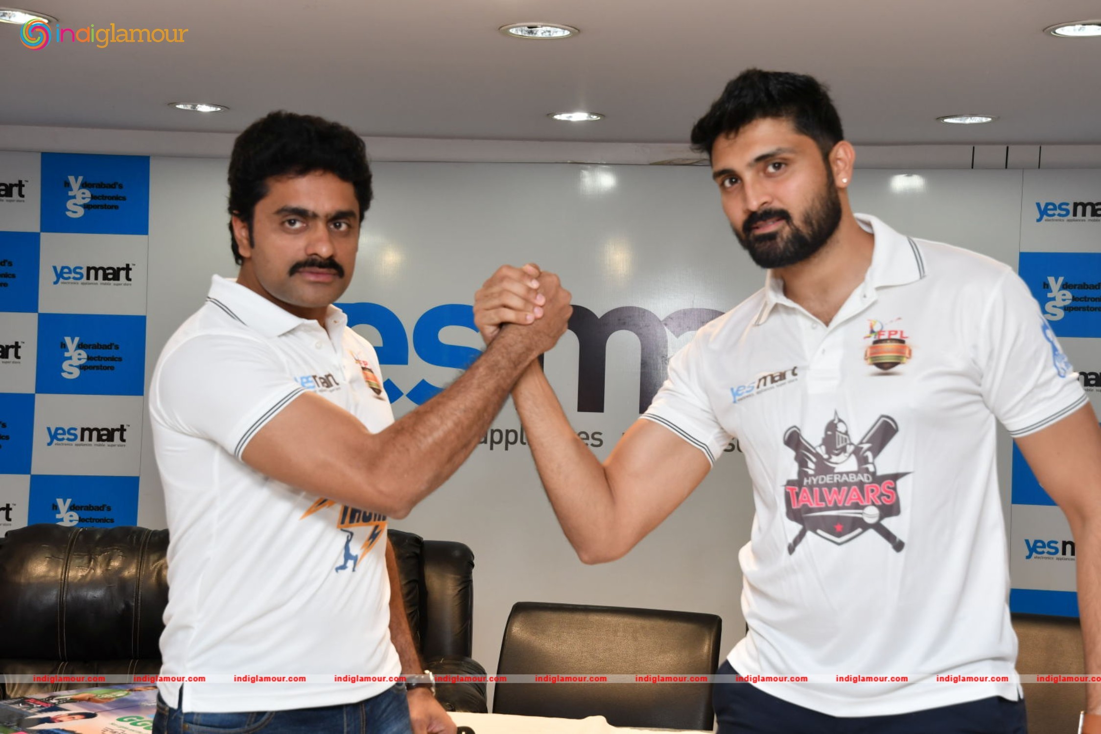 FPL Announces Launch of Telugu Thunders at Yesmart KPHB a Celeb Cricket Team Event hd photo
