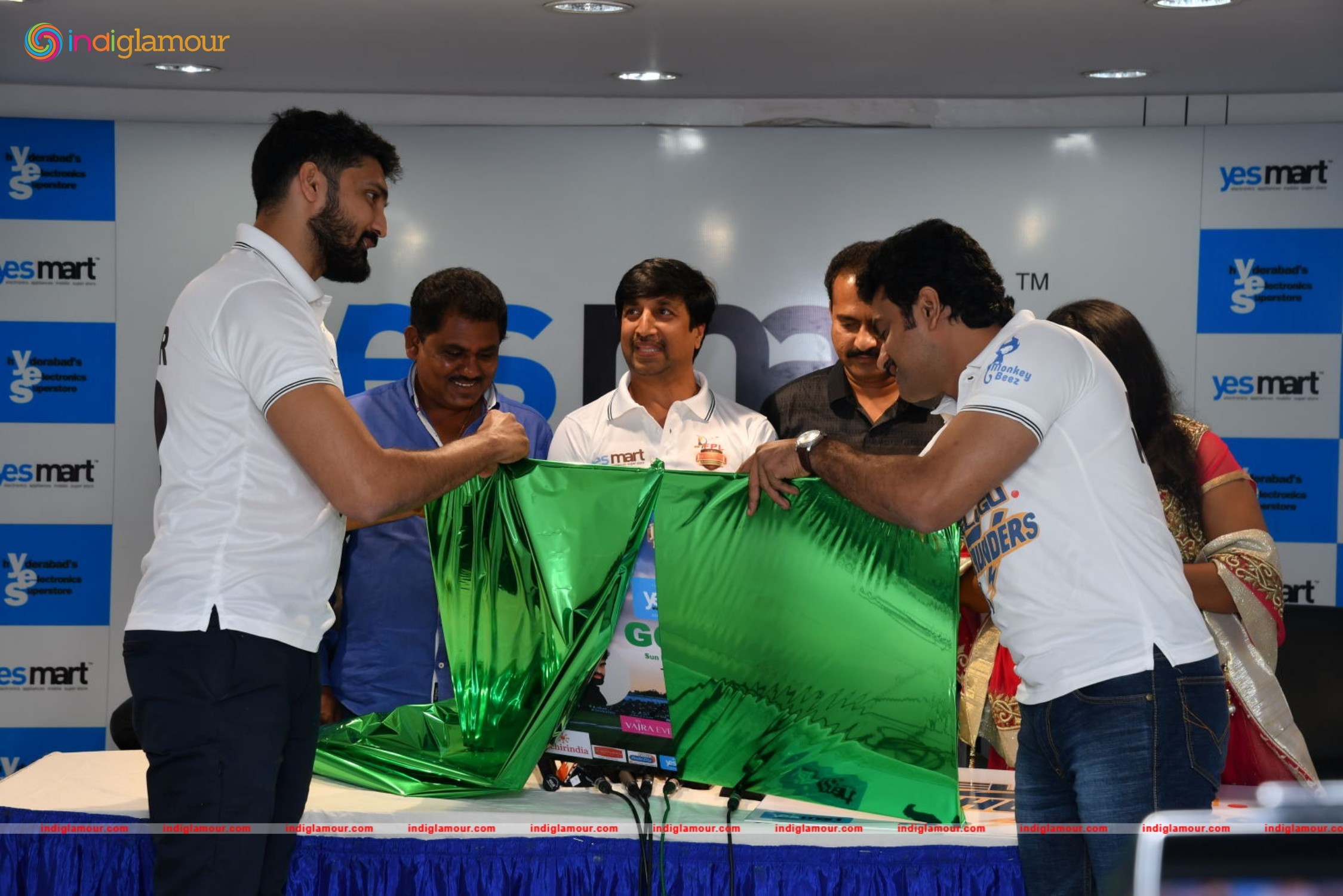 FPL Announces Launch of Telugu Thunders at Yesmart KPHB a Celeb Cricket Team Event hd photo