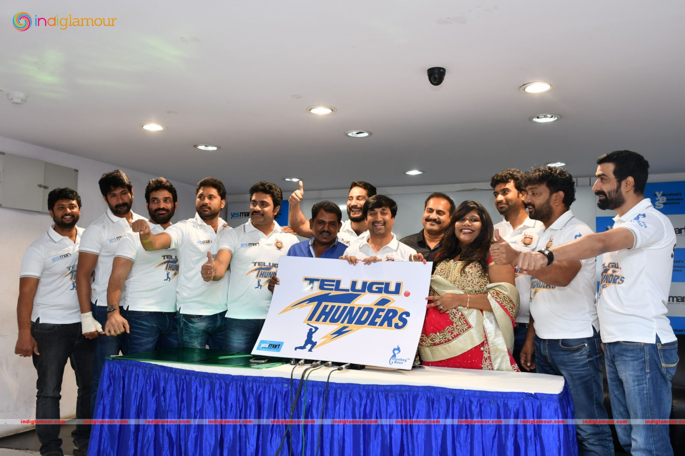 FPL Announces Launch of Telugu Thunders at Yesmart KPHB a Celeb Cricket Team Event hd photo