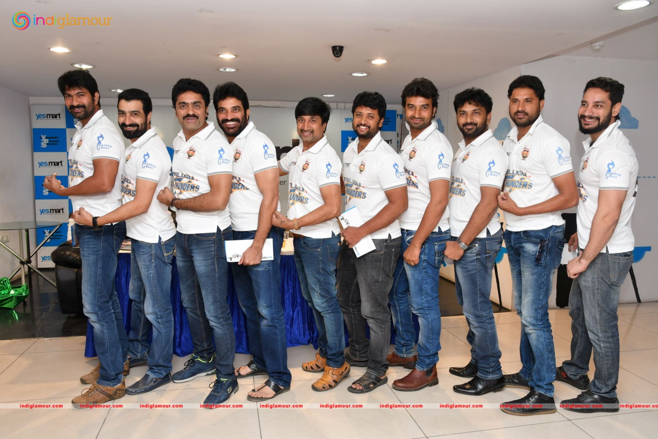 FPL Announces Launch of Telugu Thunders at Yesmart KPHB a Celeb Cricket Team Event hd photo