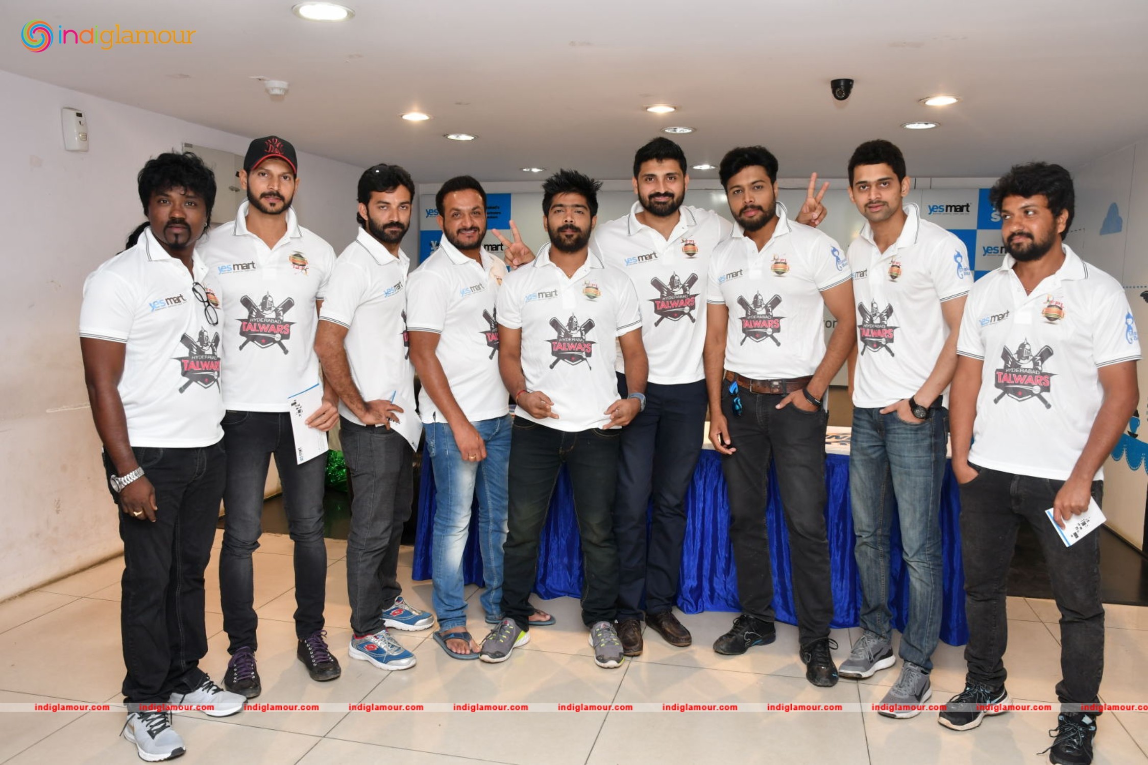 FPL Announces Launch of Telugu Thunders at Yesmart KPHB a Celeb Cricket Team Event hd photo