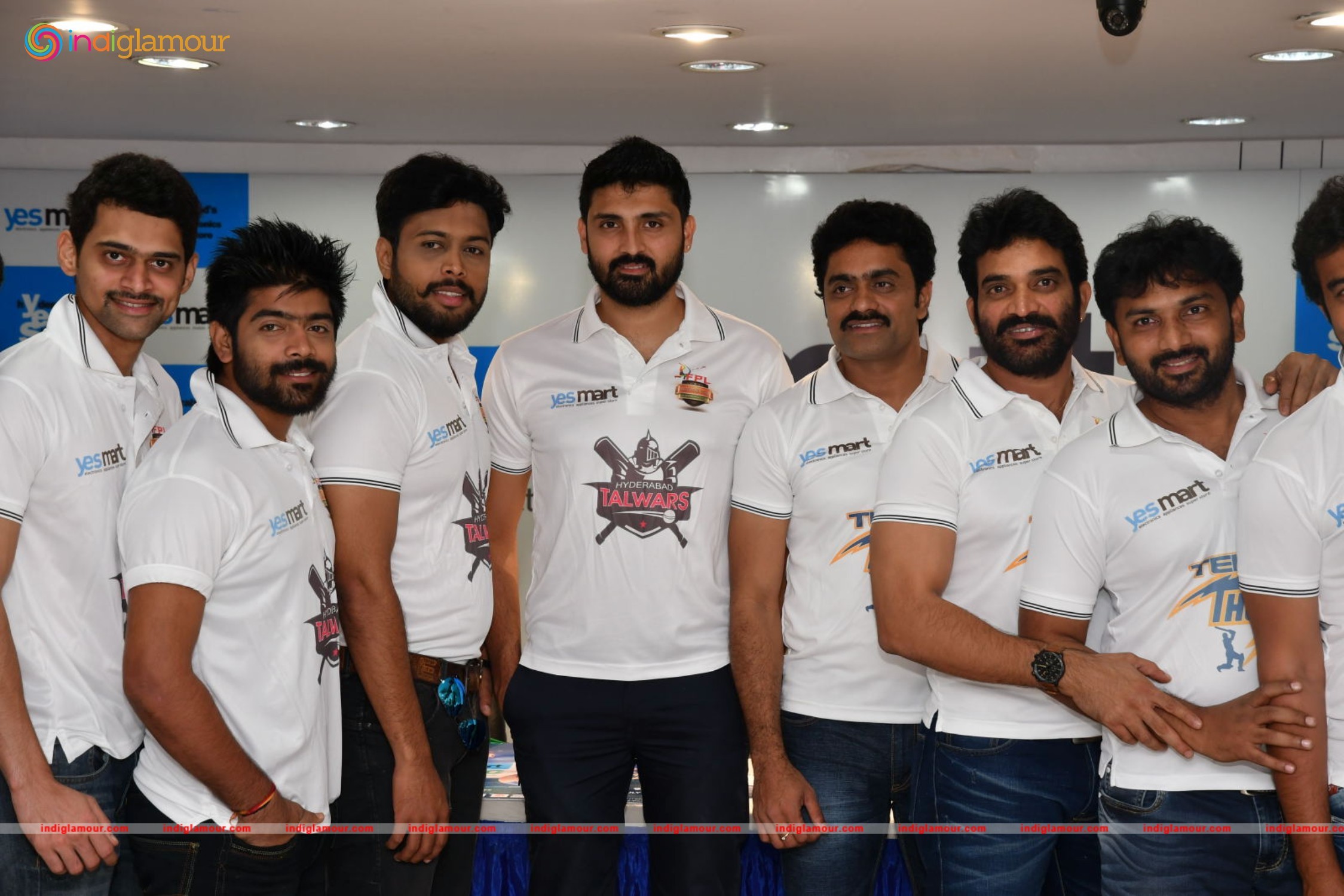 FPL Announces Launch of Telugu Thunders at Yesmart KPHB a Celeb Cricket Team Event hd photo
