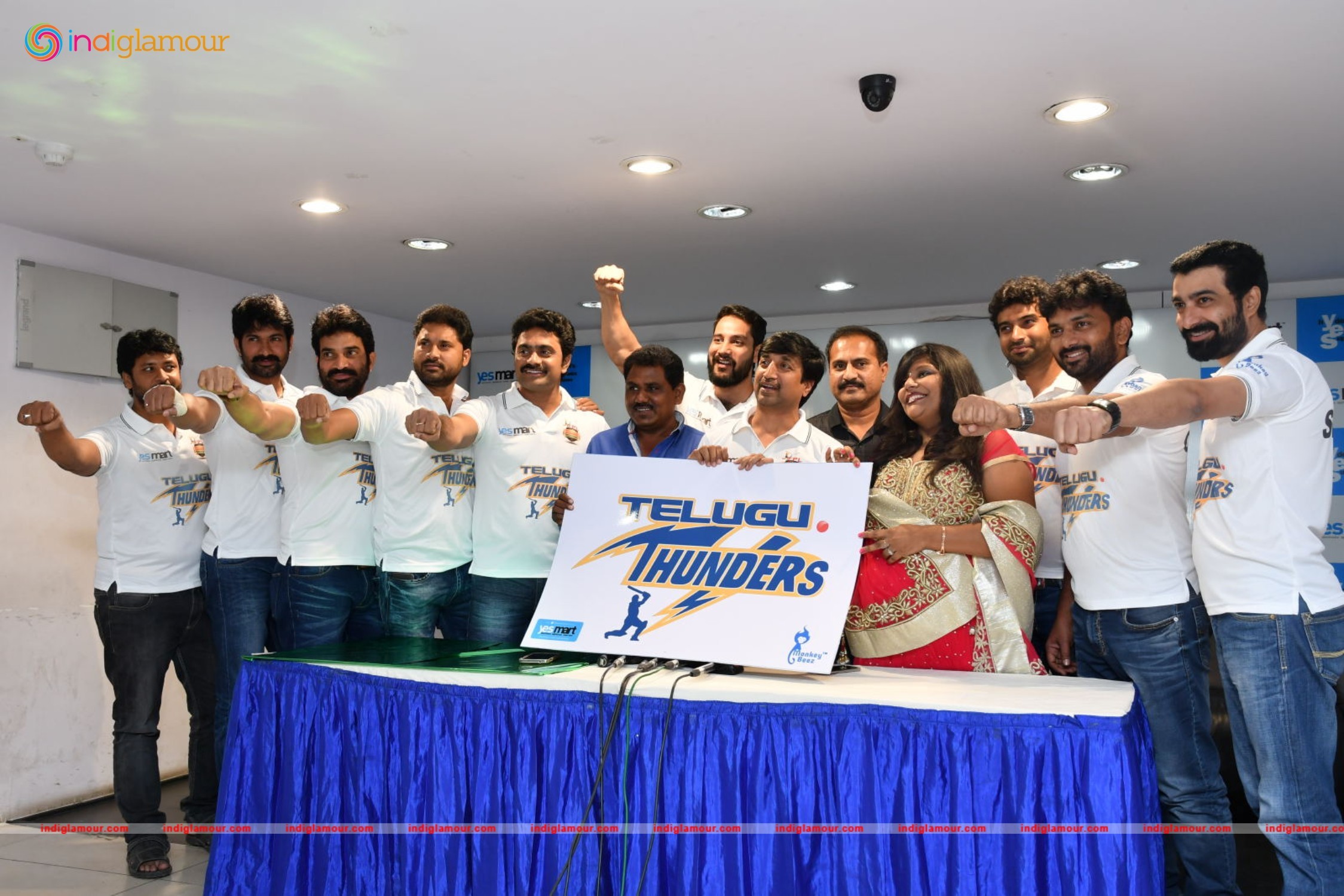 FPL Announces Launch of Telugu Thunders at Yesmart KPHB a Celeb Cricket Team Event hd photo