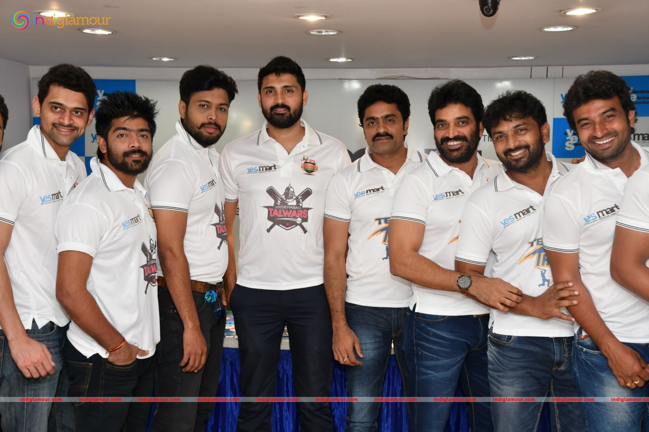 FPL Announces Launch of Telugu Thunders at Yesmart KPHB a Celeb Cricket Team Event hd photo