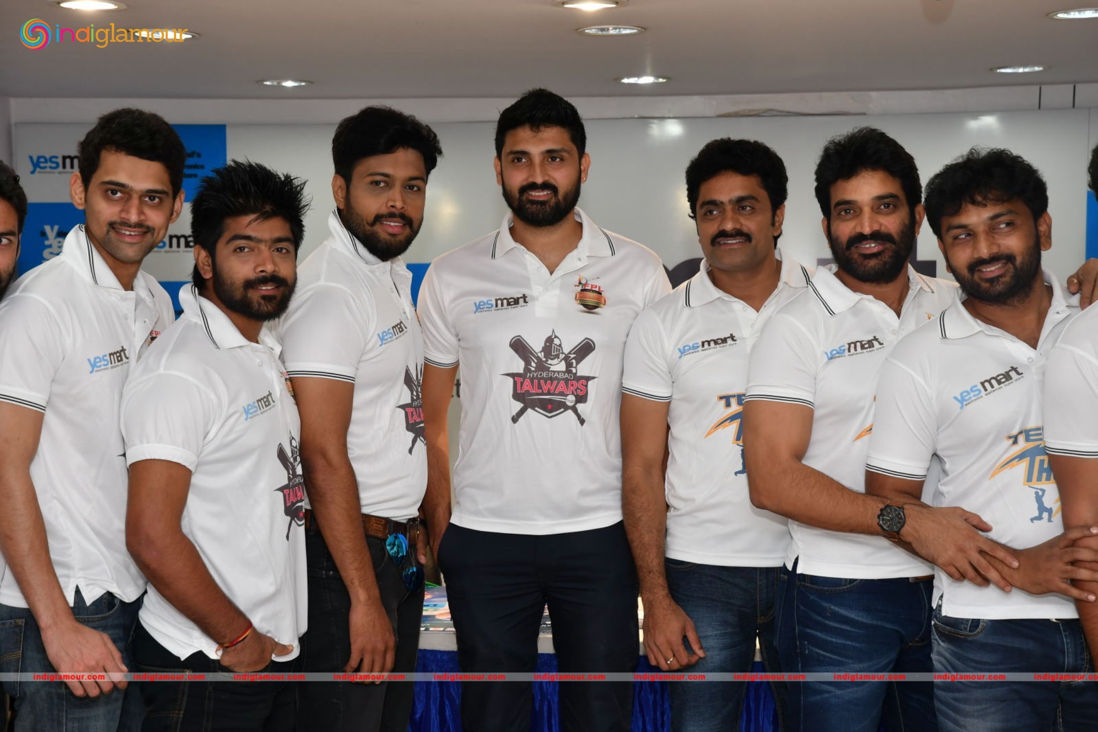 FPL Announces Launch of Telugu Thunders at Yesmart KPHB a Celeb Cricket Team Event hd photo