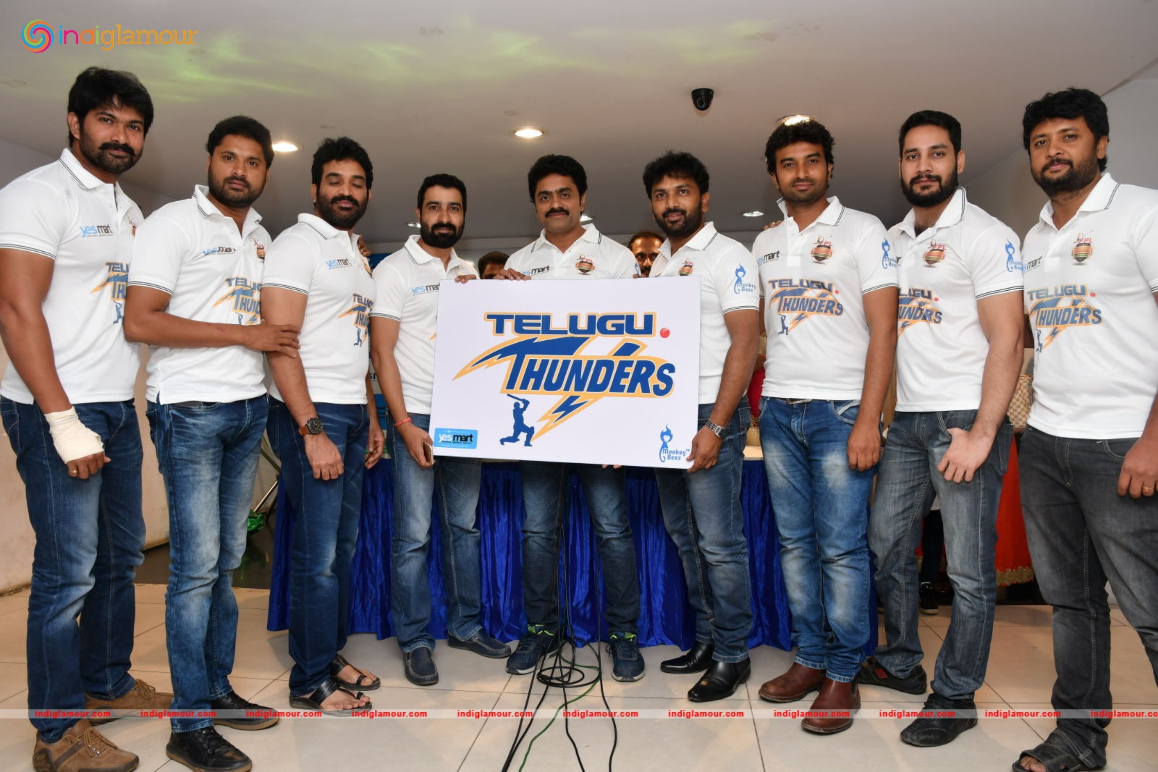 FPL Announces Launch of Telugu Thunders at Yesmart KPHB a Celeb Cricket Team Event hd photo