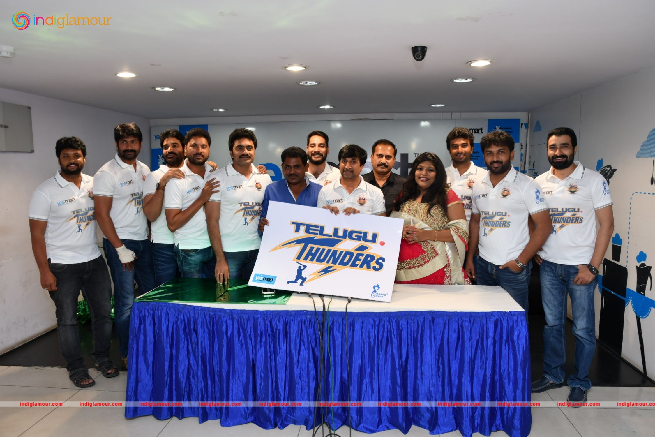 FPL Announces Launch of Telugu Thunders at Yesmart KPHB a Celeb Cricket Team Event hd photo
