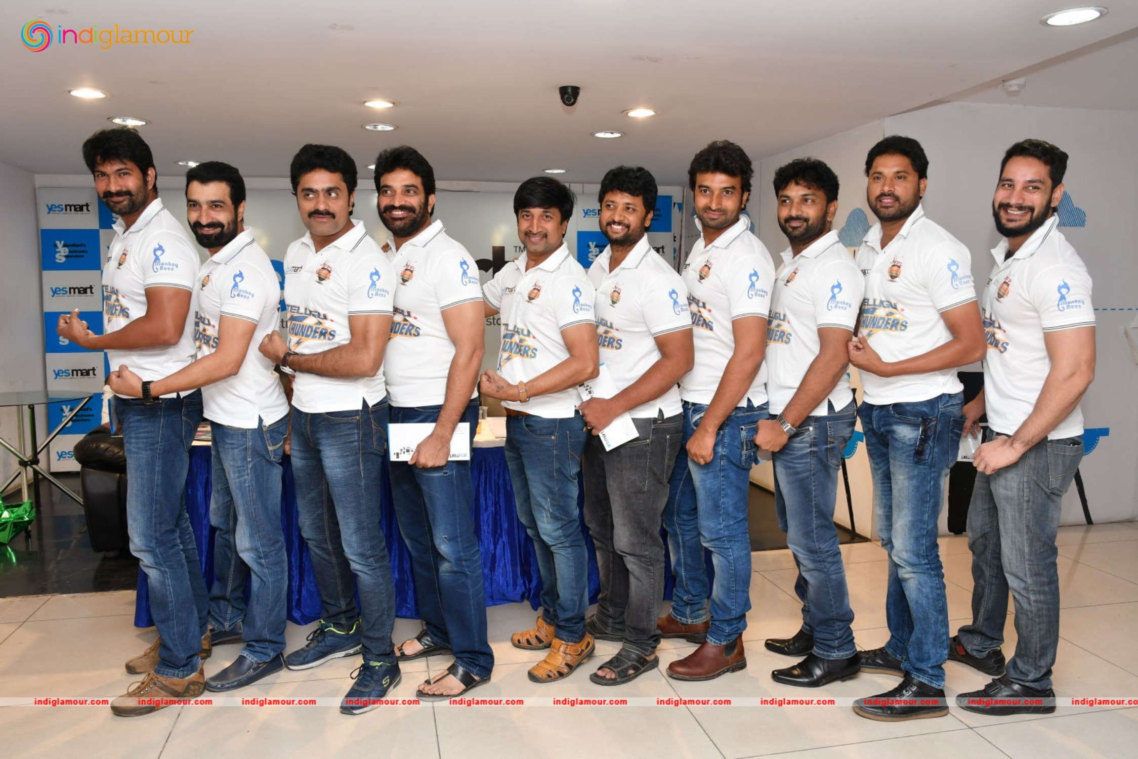 FPL Announces Launch of Telugu Thunders at Yesmart KPHB a Celeb Cricket Team Event hd photo