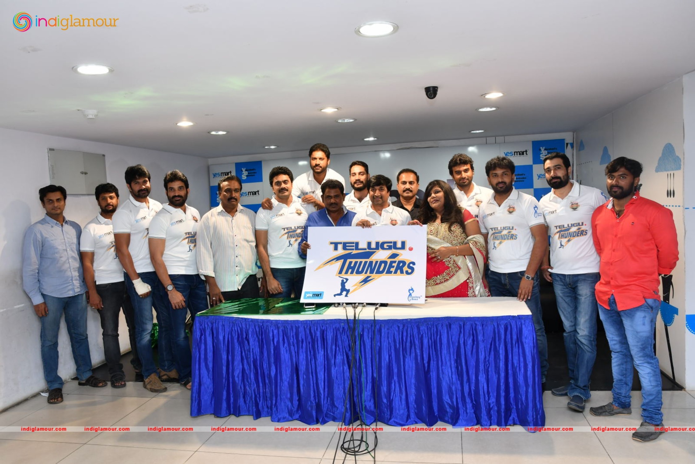 FPL Announces Launch of Telugu Thunders at Yesmart KPHB a Celeb Cricket Team Event hd photo