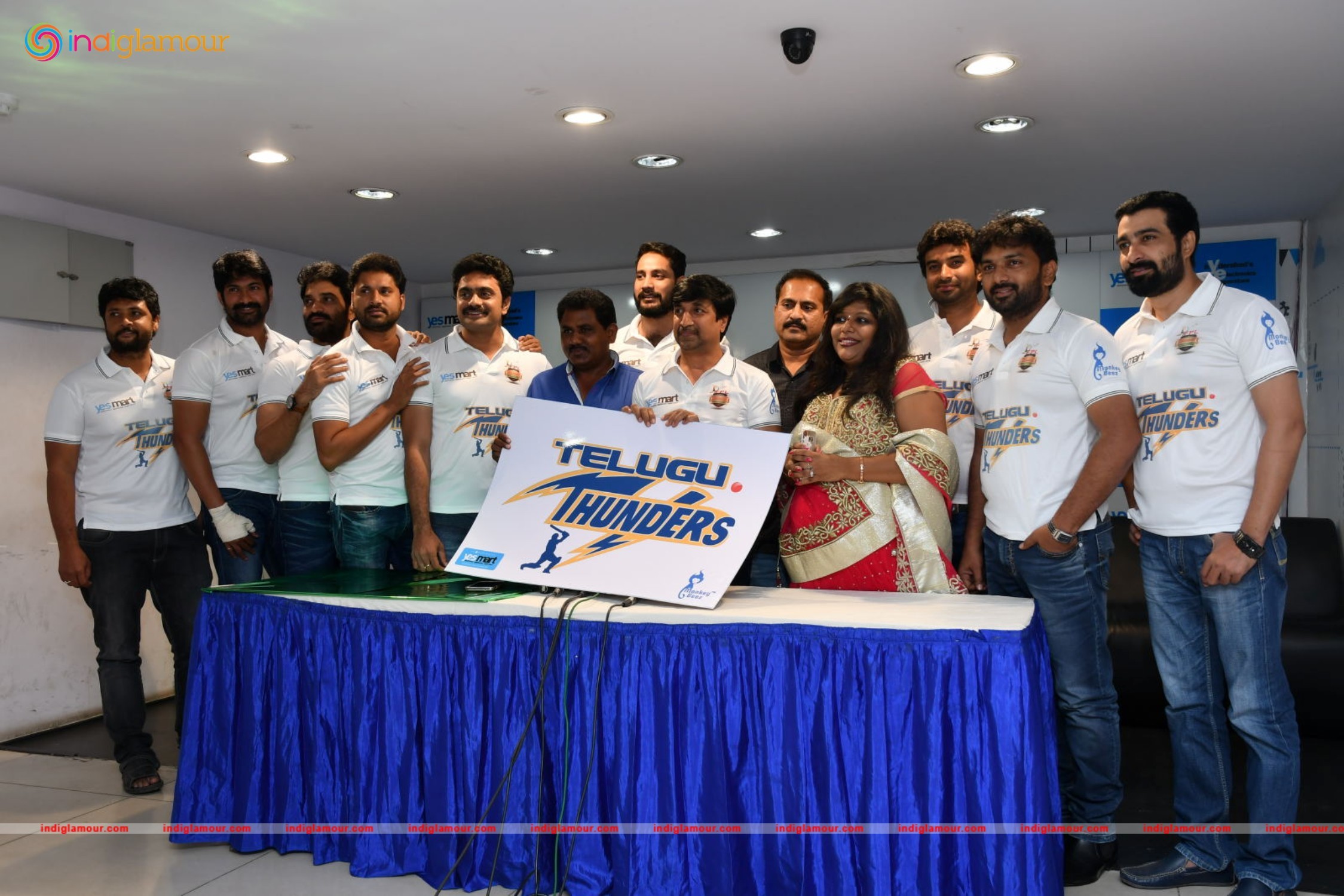 FPL Announces Launch of Telugu Thunders at Yesmart KPHB a Celeb Cricket Team Event hd photo