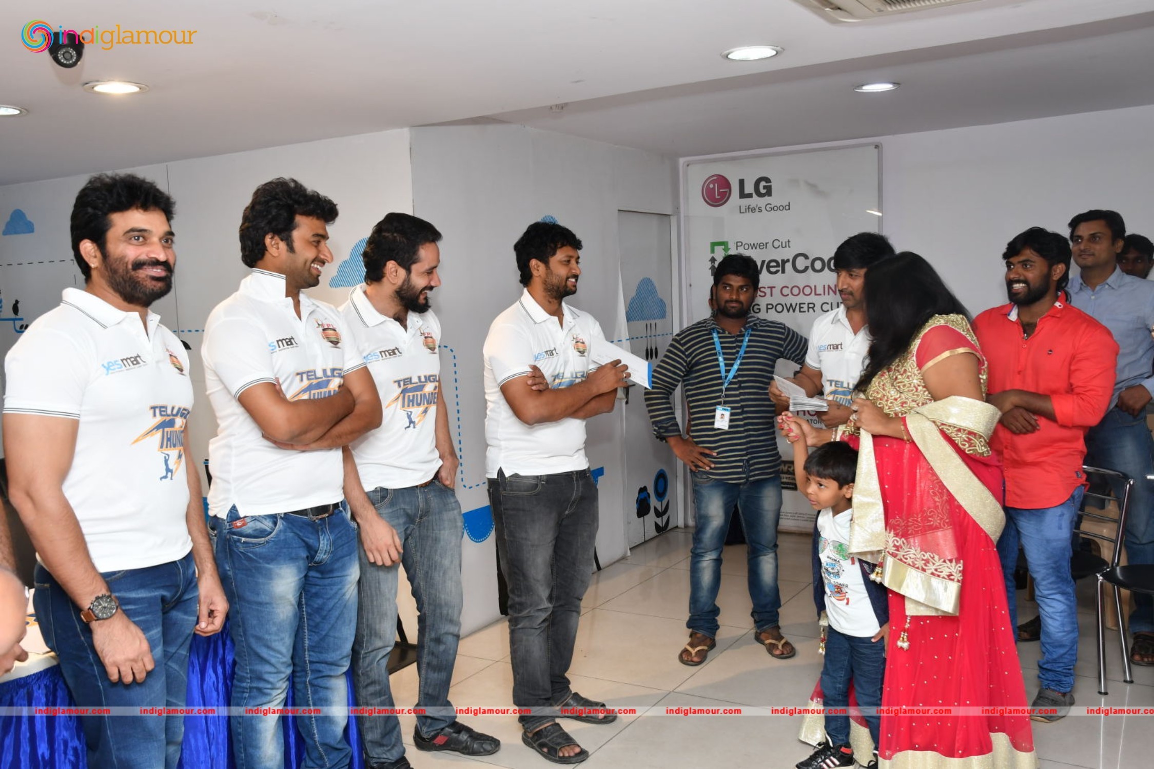 FPL Announces Launch of Telugu Thunders at Yesmart KPHB a Celeb Cricket Team Event hd photo