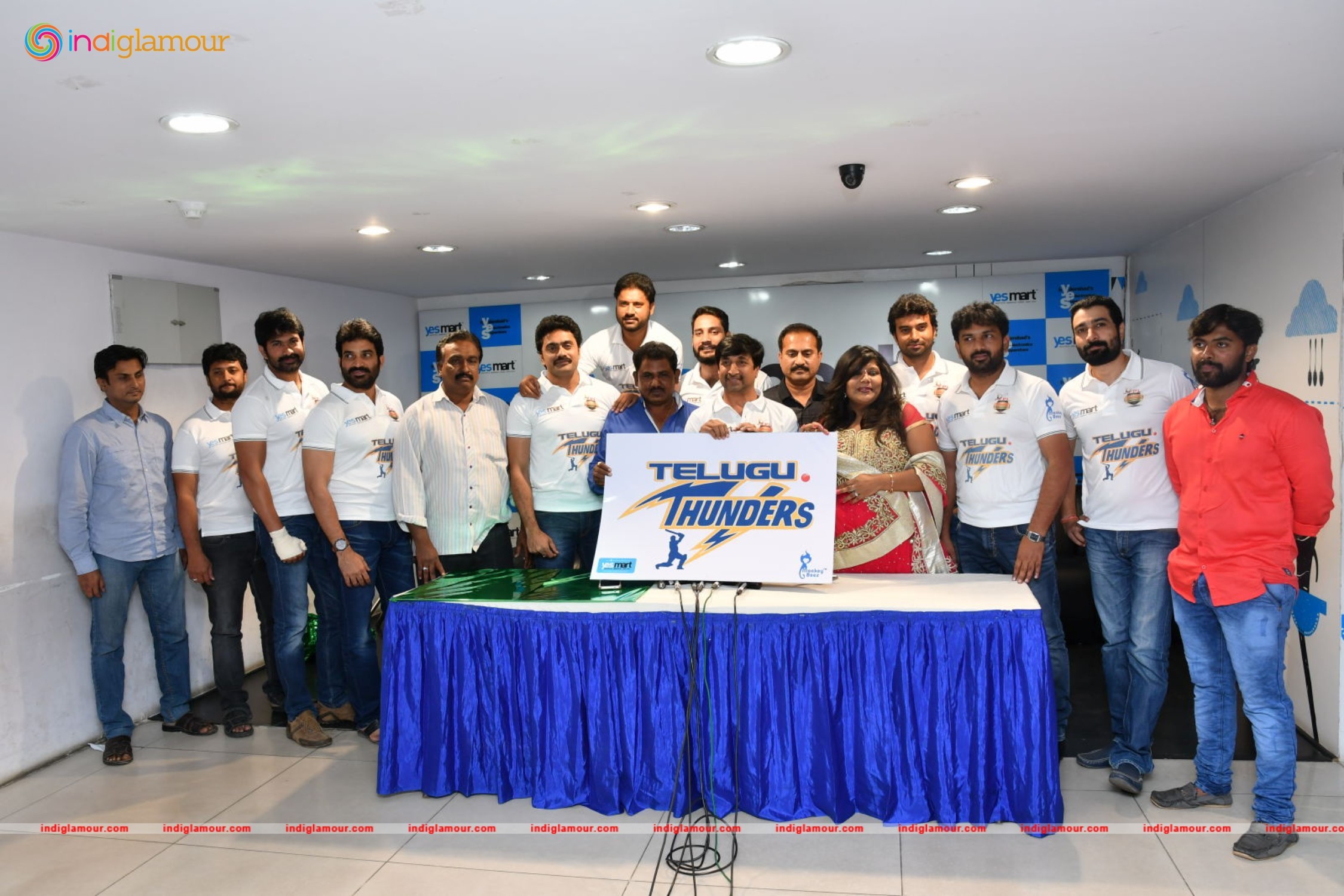 FPL Announces Launch of Telugu Thunders at Yesmart KPHB a Celeb Cricket Team Event hd photo
