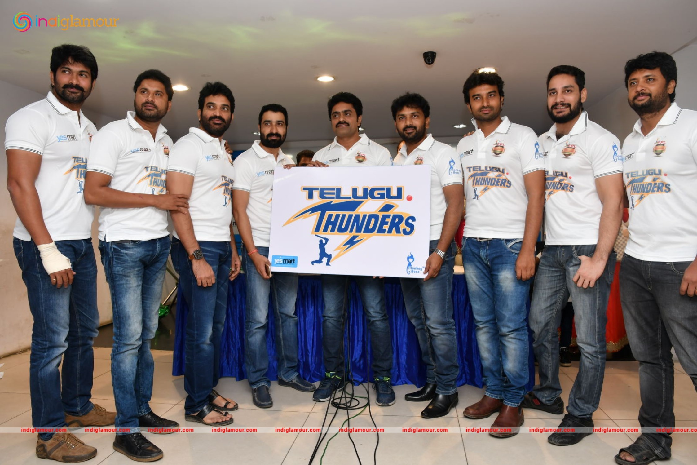 FPL Announces Launch of Telugu Thunders at Yesmart KPHB a Celeb Cricket Team Event hd photo