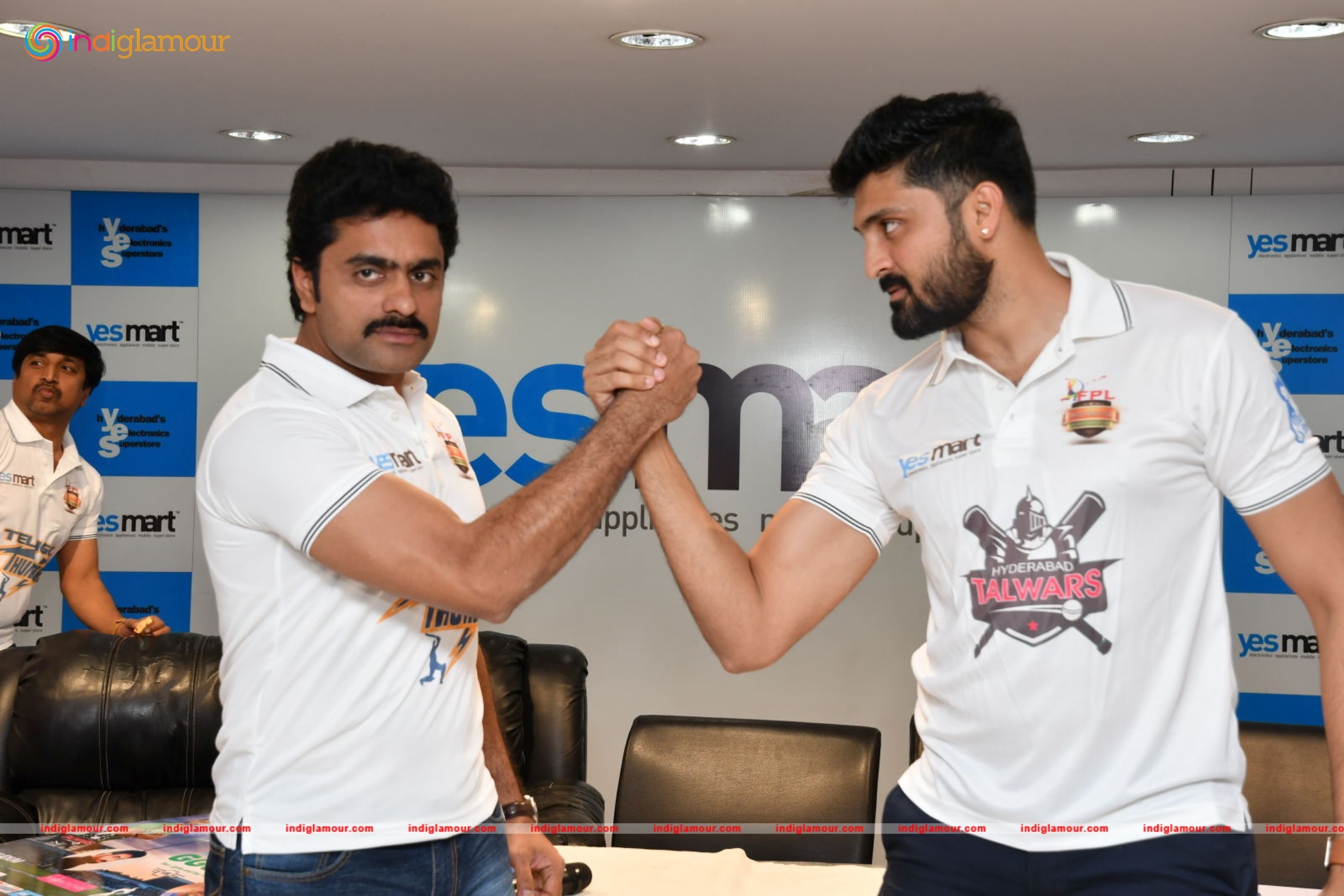 FPL Announces Launch of Telugu Thunders at Yesmart KPHB a Celeb Cricket Team Event hd photo